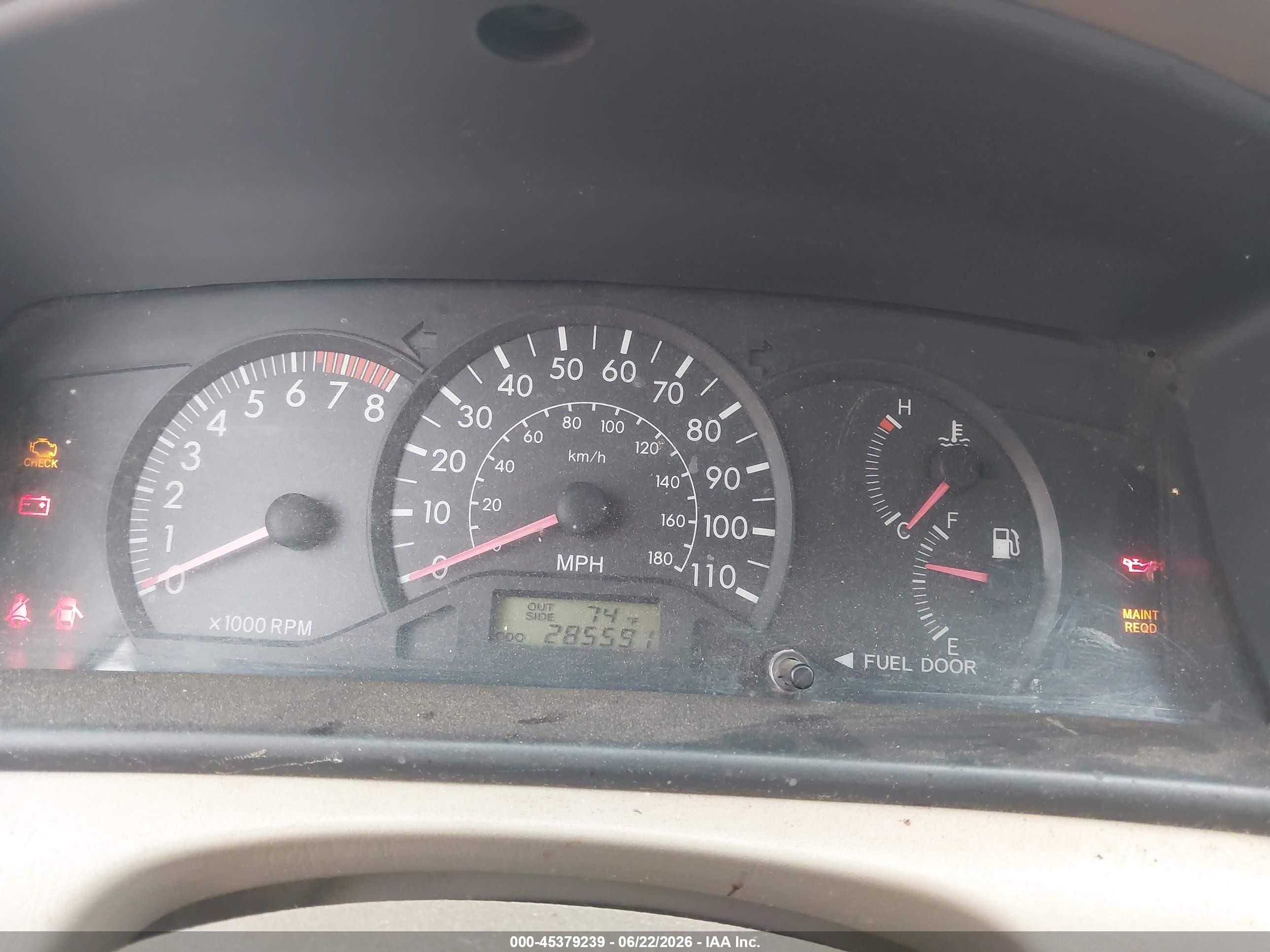 2005 Toyota Corolla Ce Blue vin: 2T1BR32E75C550401