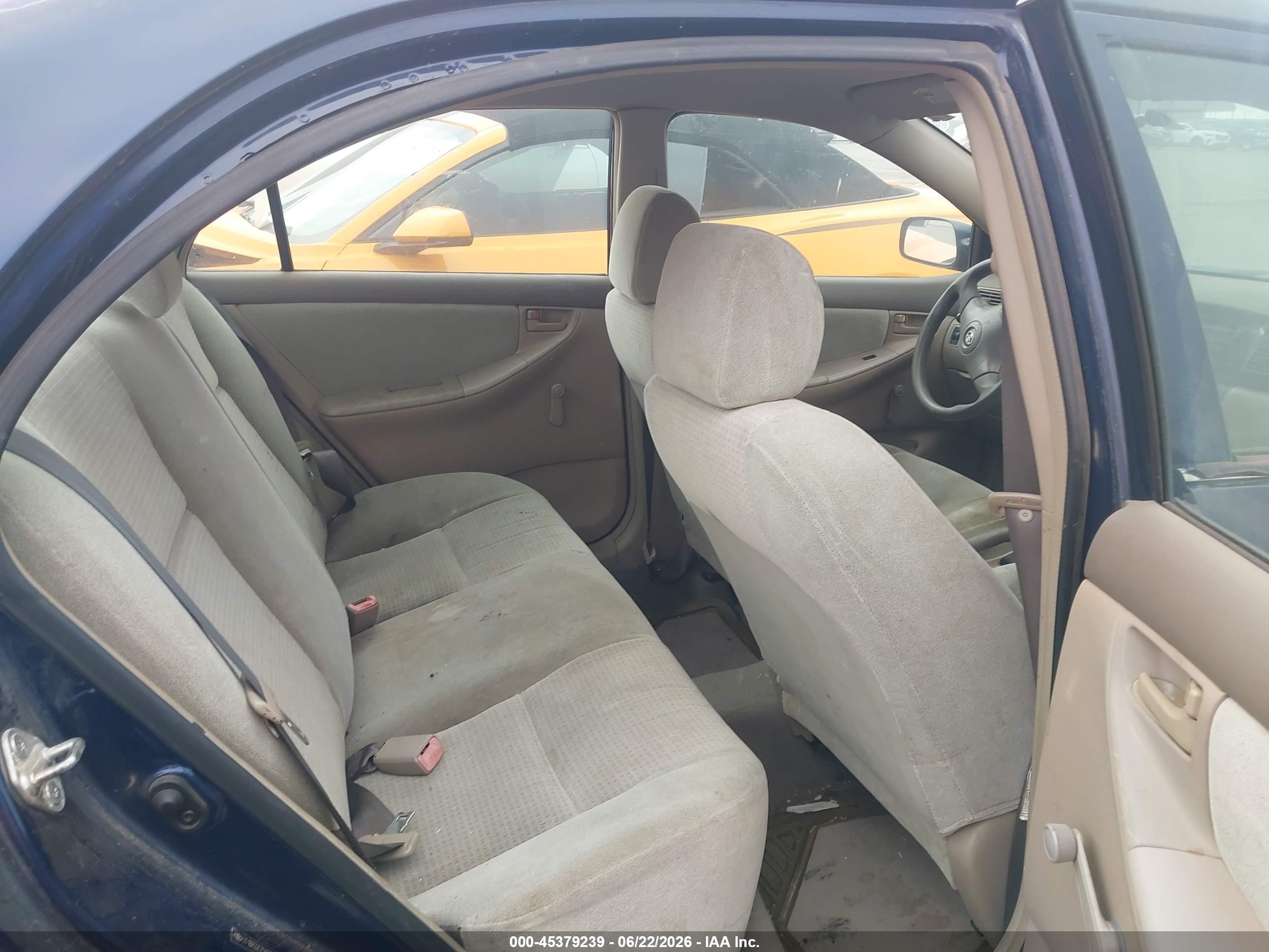 2005 Toyota Corolla Ce Blue vin: 2T1BR32E75C550401