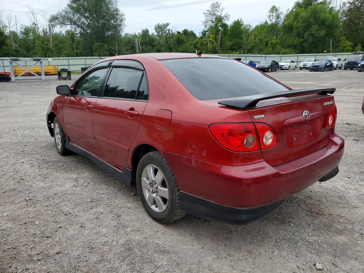 2005 Toyota Corolla S Maroon vin: 2T1BR32E75C556988