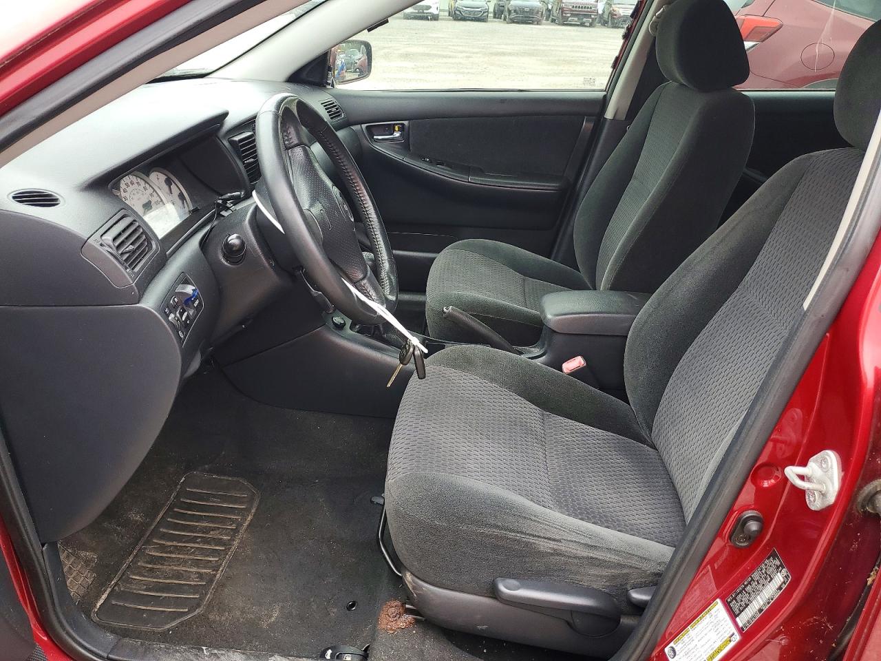 2005 Toyota Corolla S Maroon vin: 2T1BR32E75C556988