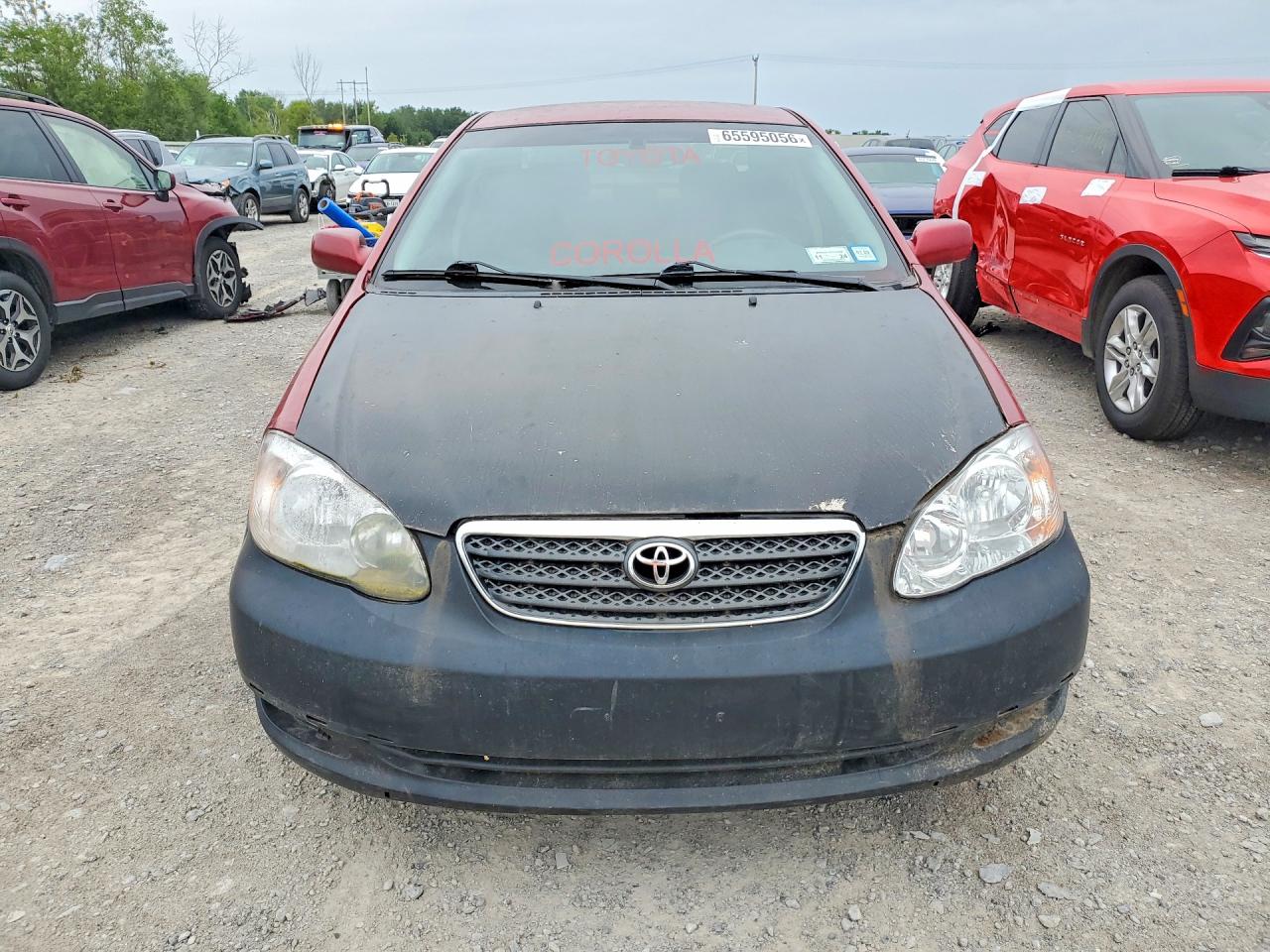 2005 Toyota Corolla S Maroon vin: 2T1BR32E75C556988