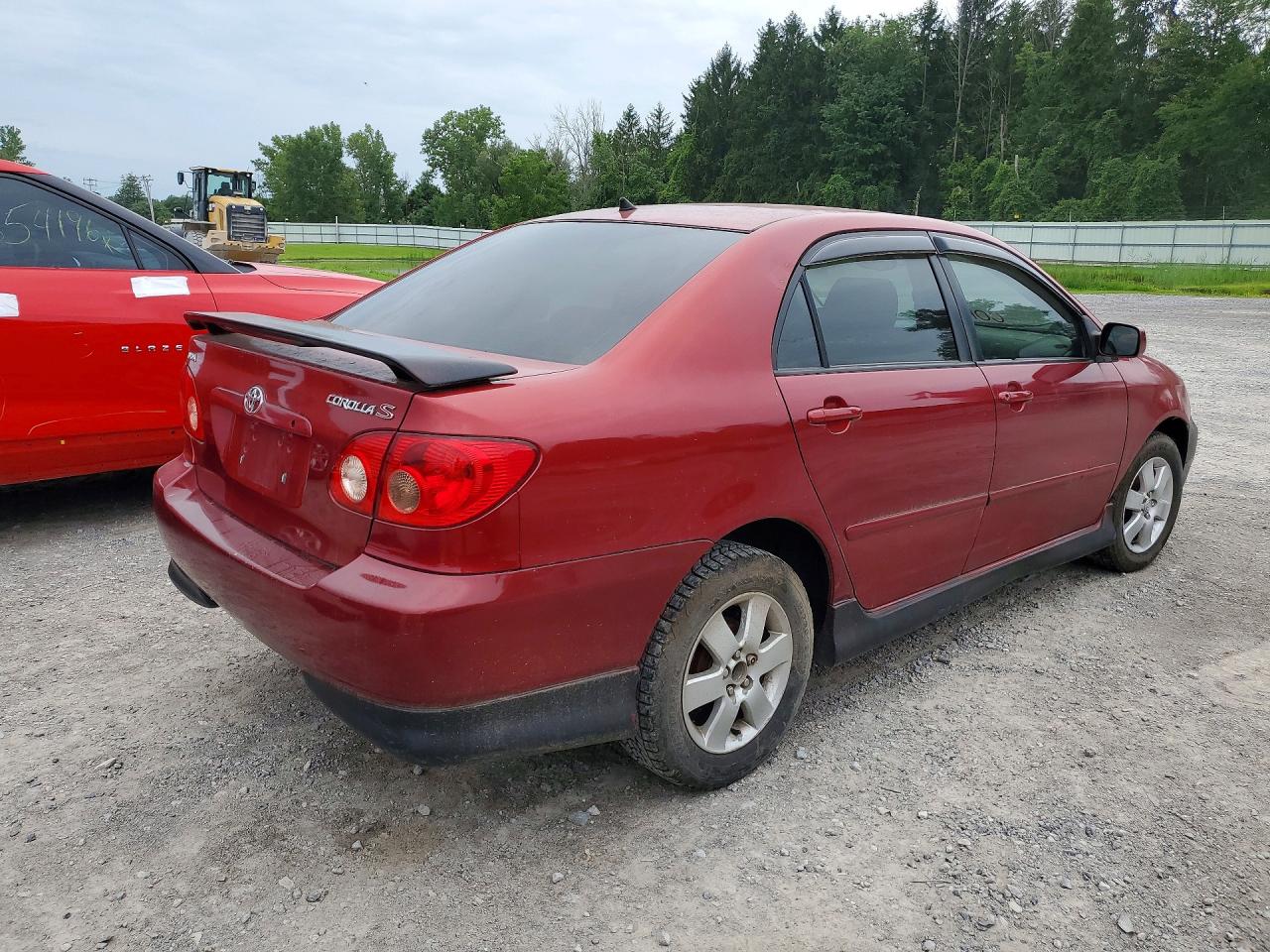 2005 Toyota Corolla S Maroon vin: 2T1BR32E75C556988