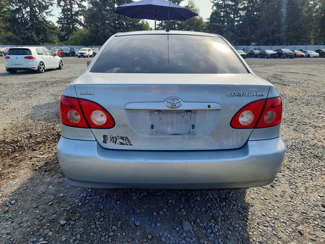 2005 Toyota Corolla Ce Silver vin: 2T1BR32E75C873993