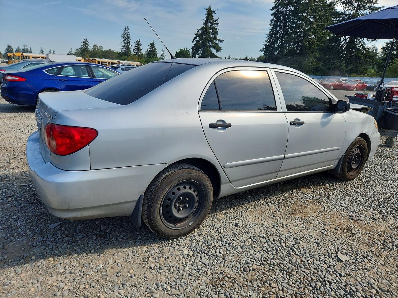 2005 Toyota Corolla Ce Silver vin: 2T1BR32E75C873993
