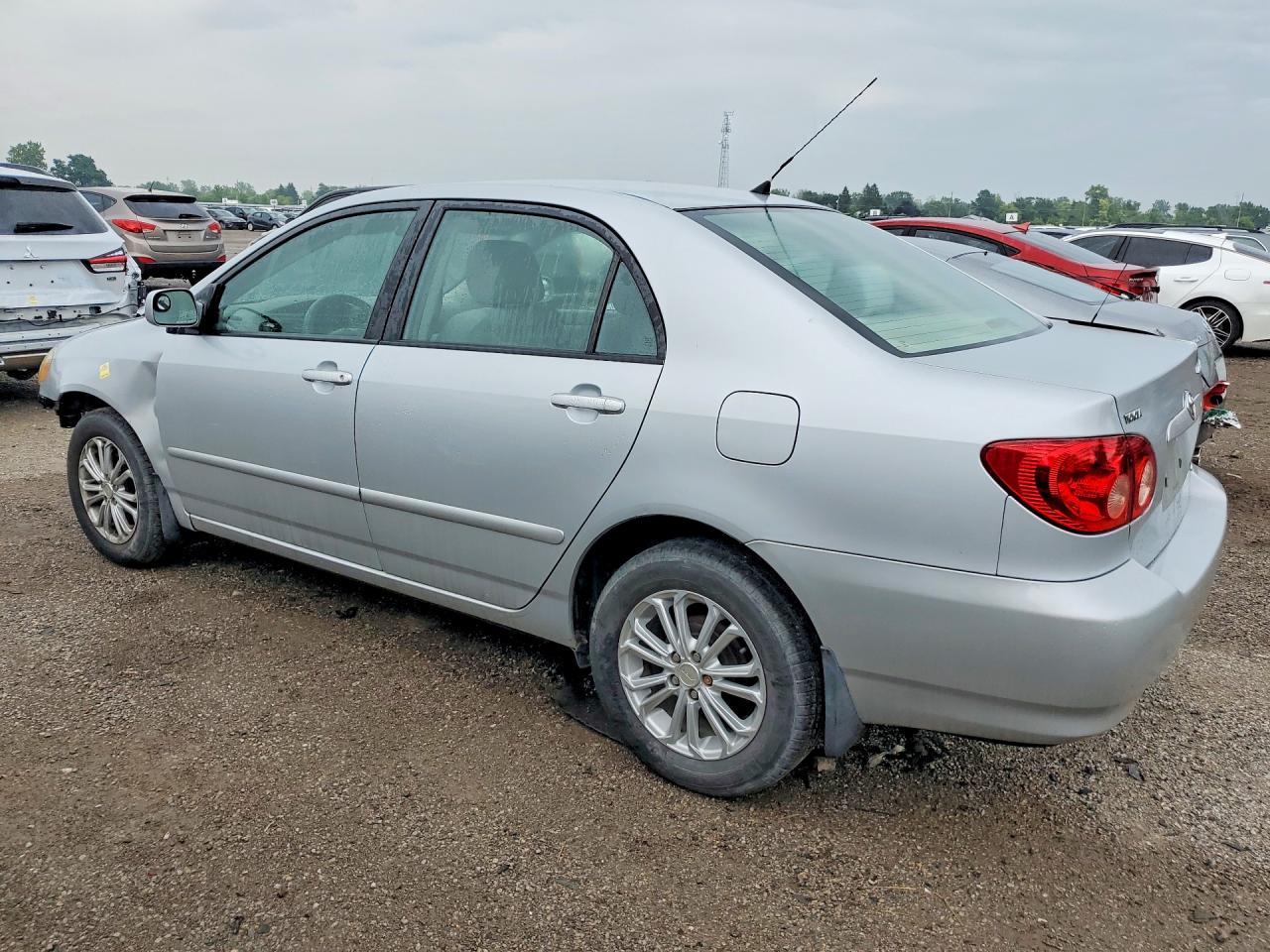 2005 Toyota Corolla Ce Silver vin: 2T1BR32E75C898666