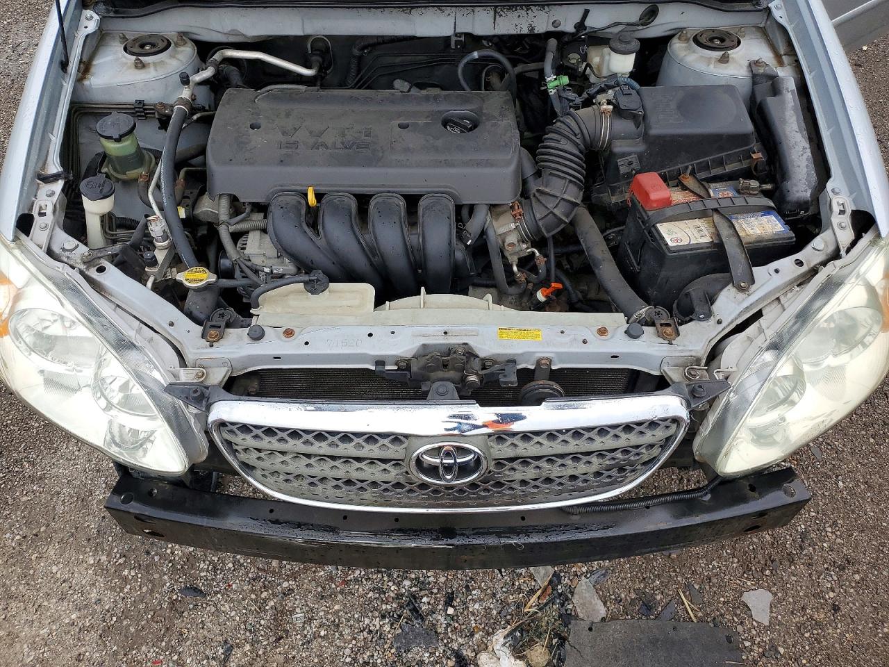 2005 Toyota Corolla Ce Silver vin: 2T1BR32E75C898666