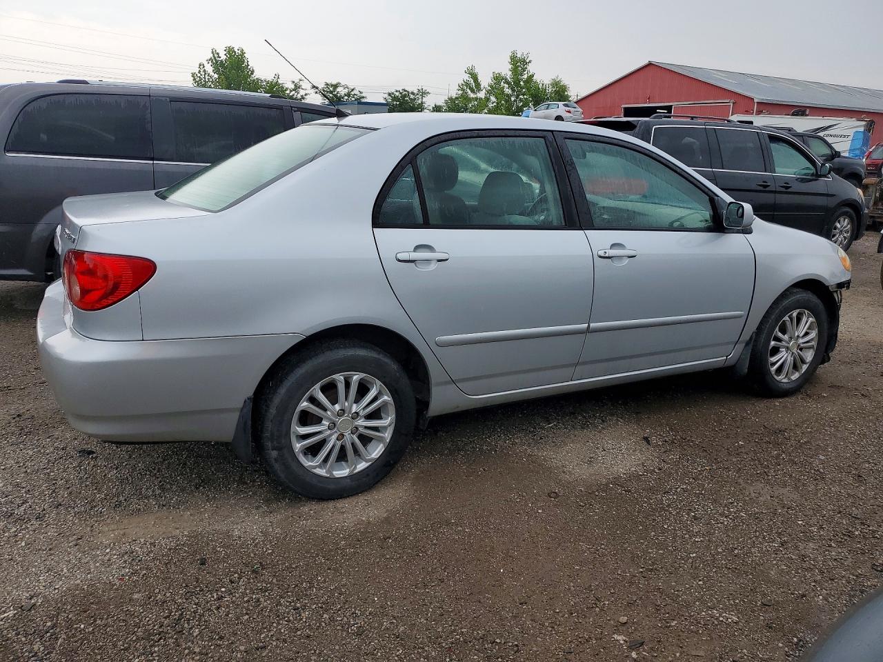 2005 Toyota Corolla Ce Silver vin: 2T1BR32E75C898666