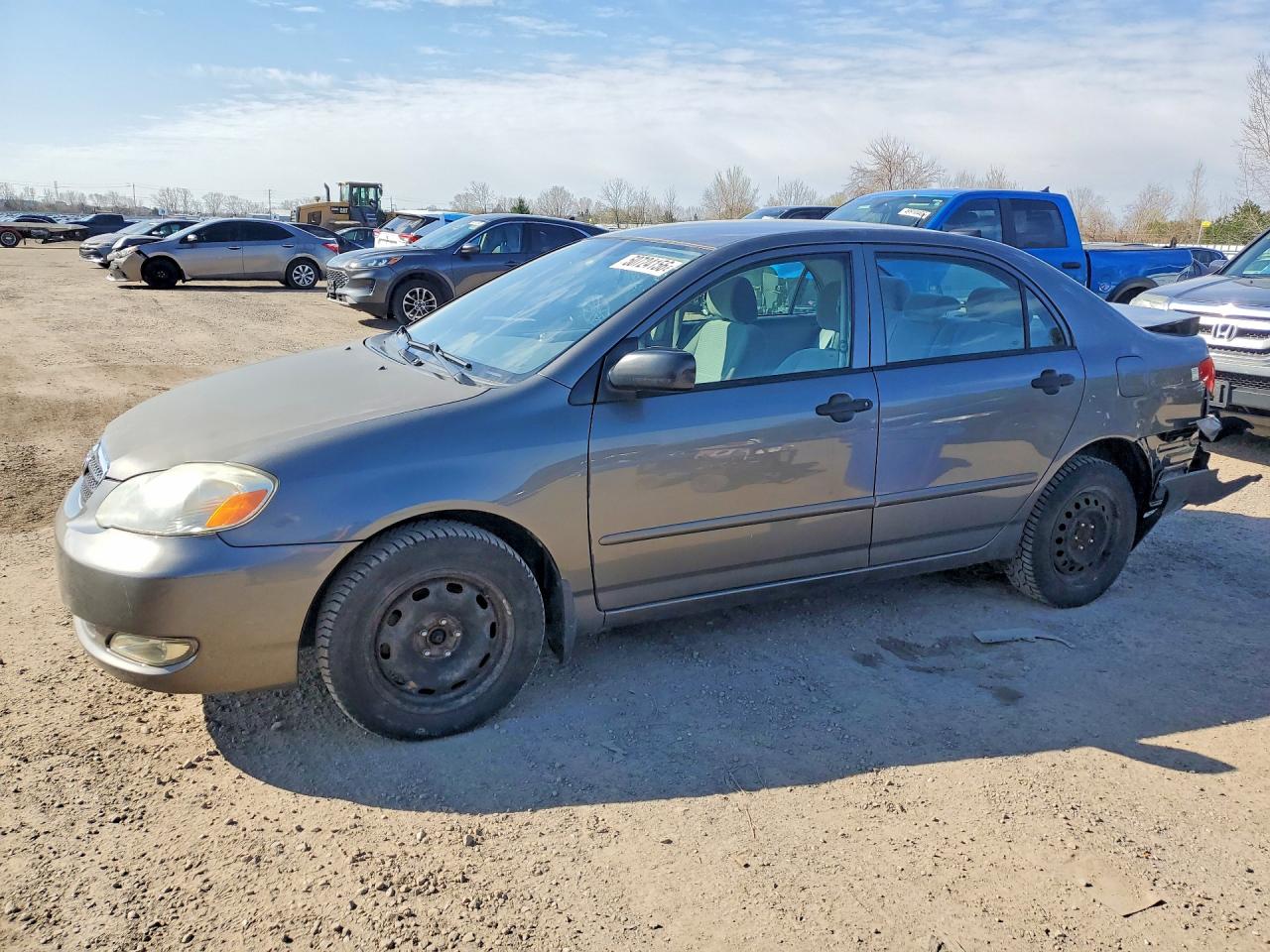 2006 Toyota Corolla Ce Gray vin: 2T1BR32E76C569693