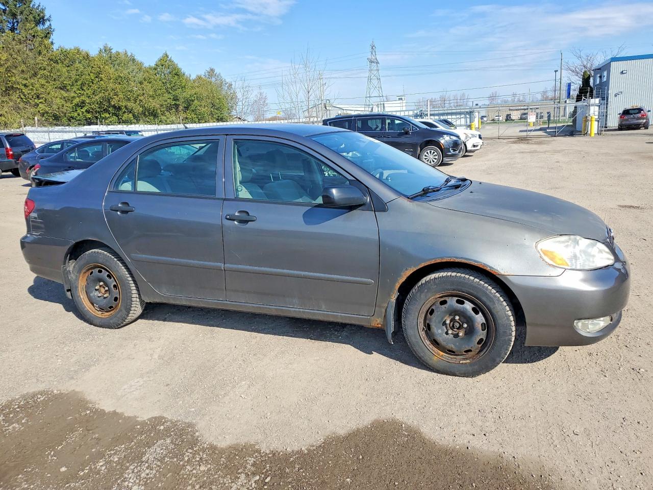 2006 Toyota Corolla Ce Gray vin: 2T1BR32E76C569693