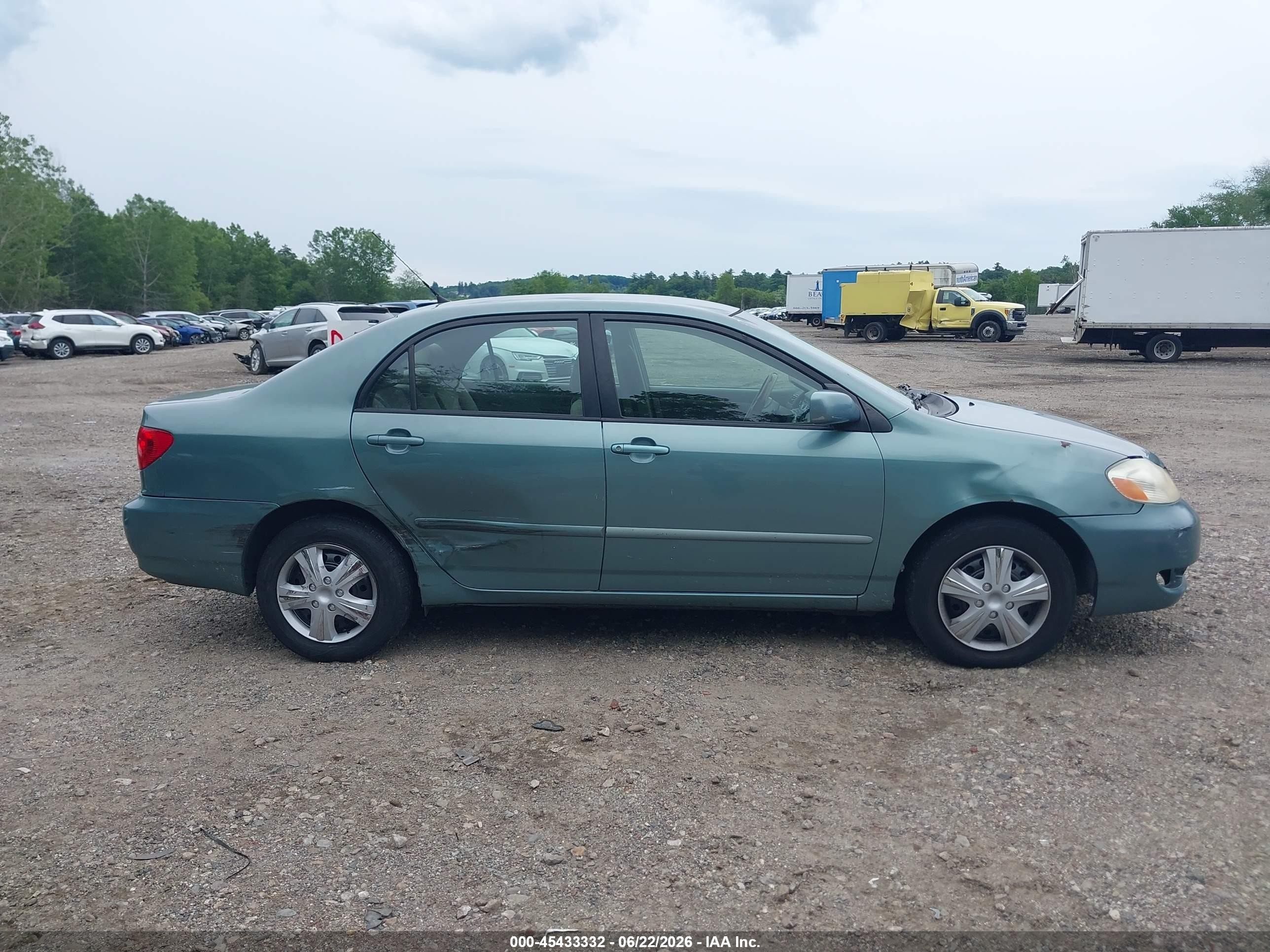 2006 Toyota Corolla Le Turquoise vin: 2T1BR32E76C585277