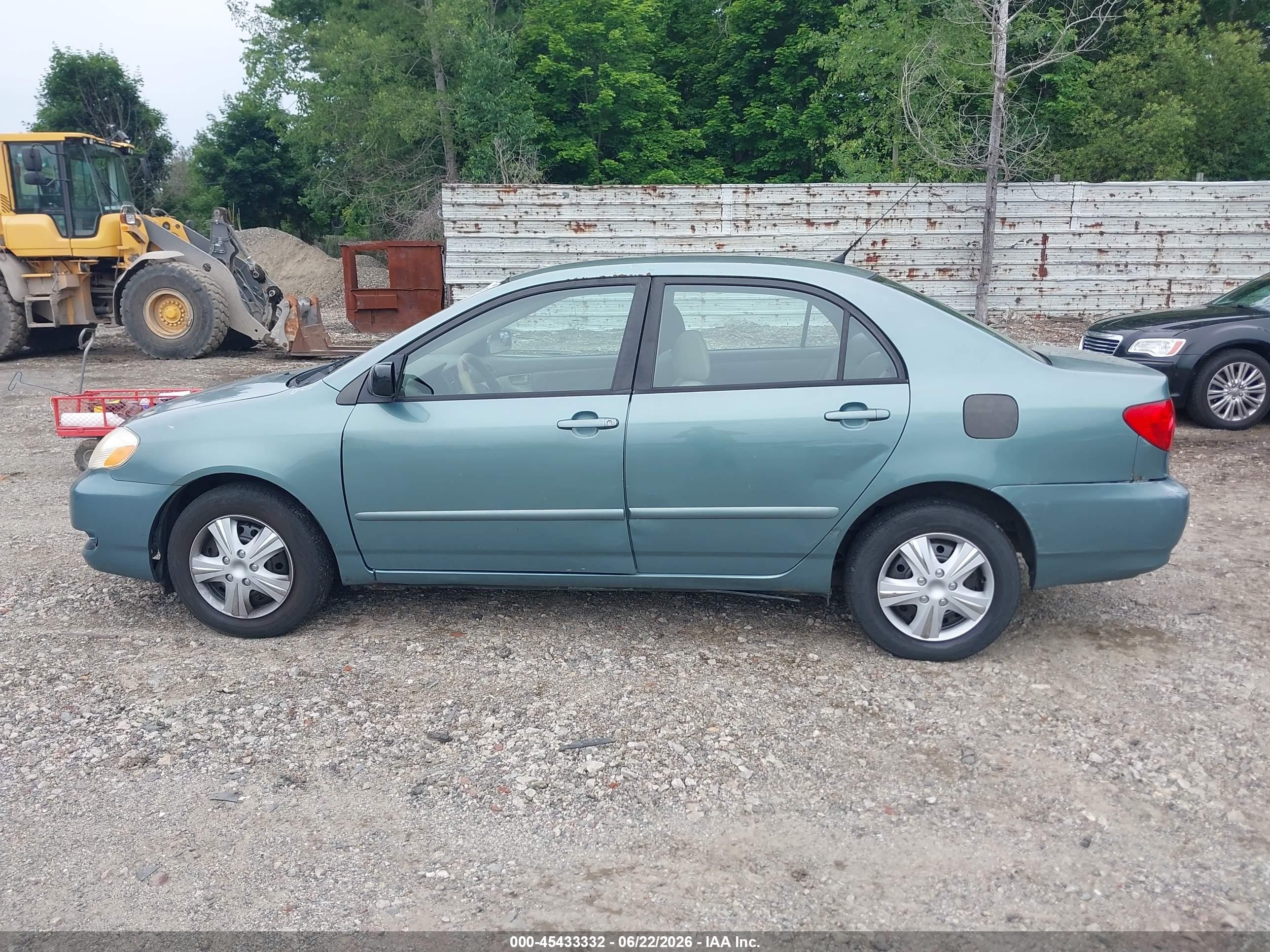 2006 Toyota Corolla Le Turquoise vin: 2T1BR32E76C585277