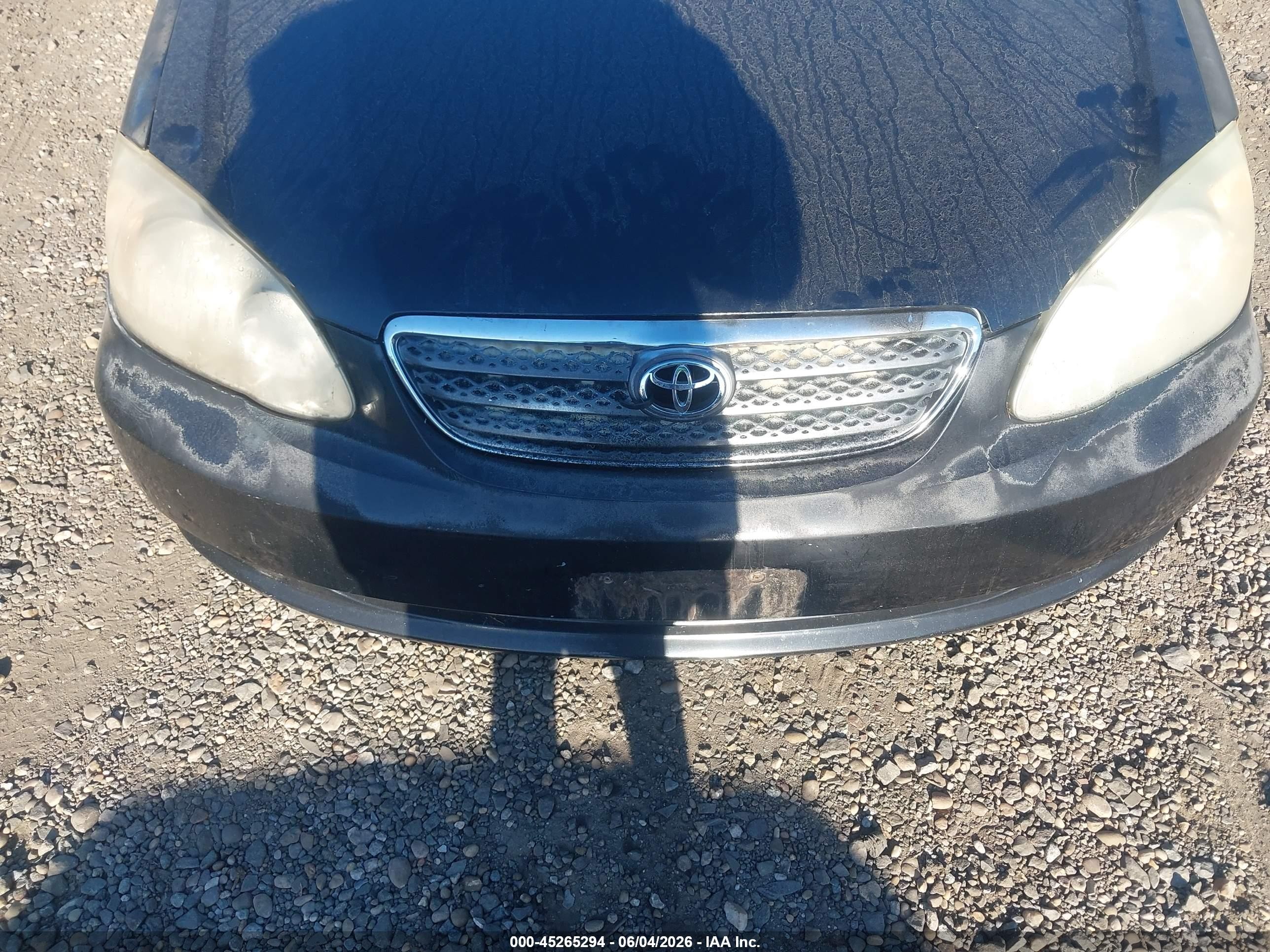 2006 Toyota Corolla Le Черный vin: 2T1BR32E76C585960
