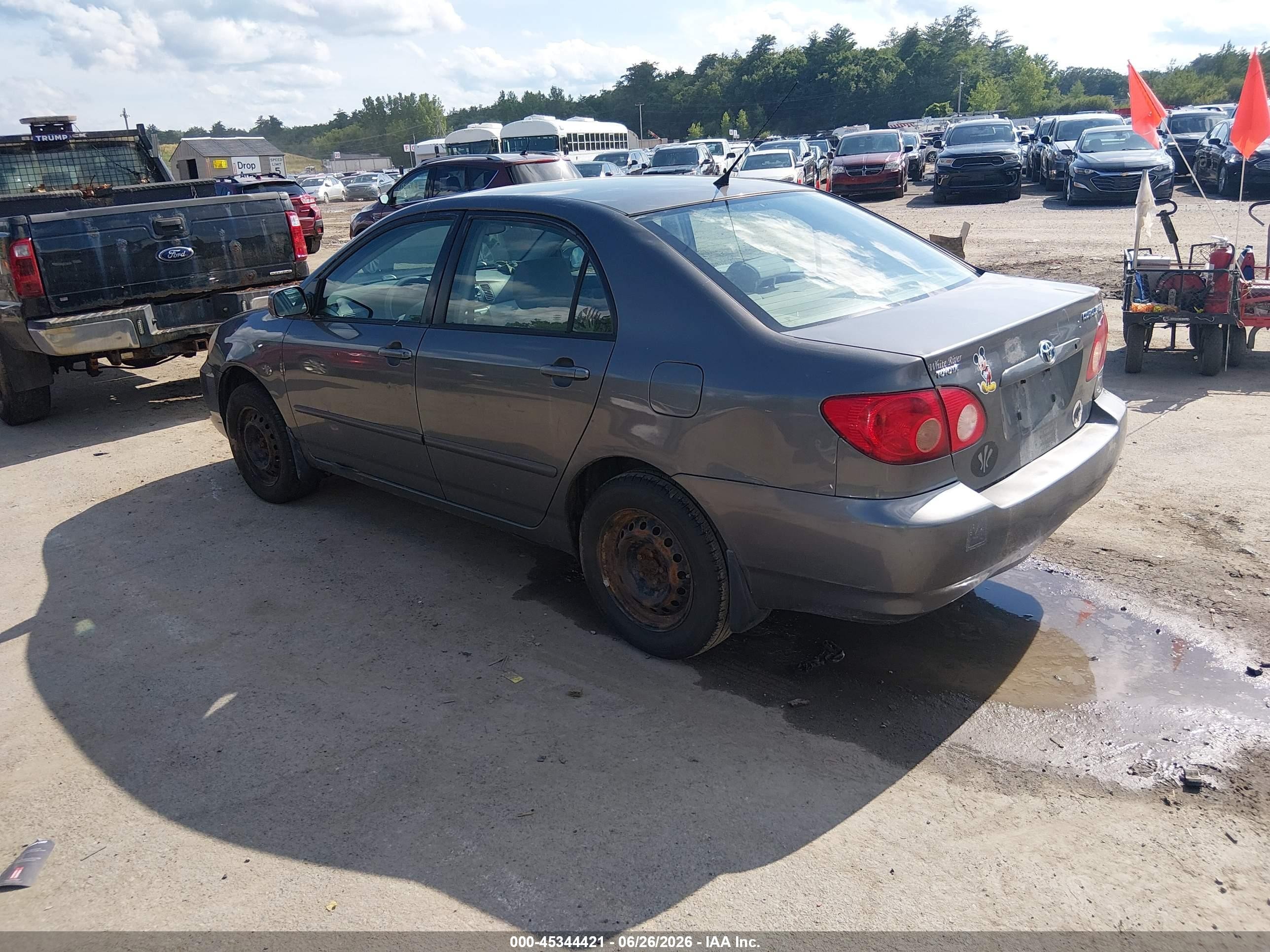 2006 Toyota Corolla Le Gray vin: 2T1BR32E76C588258