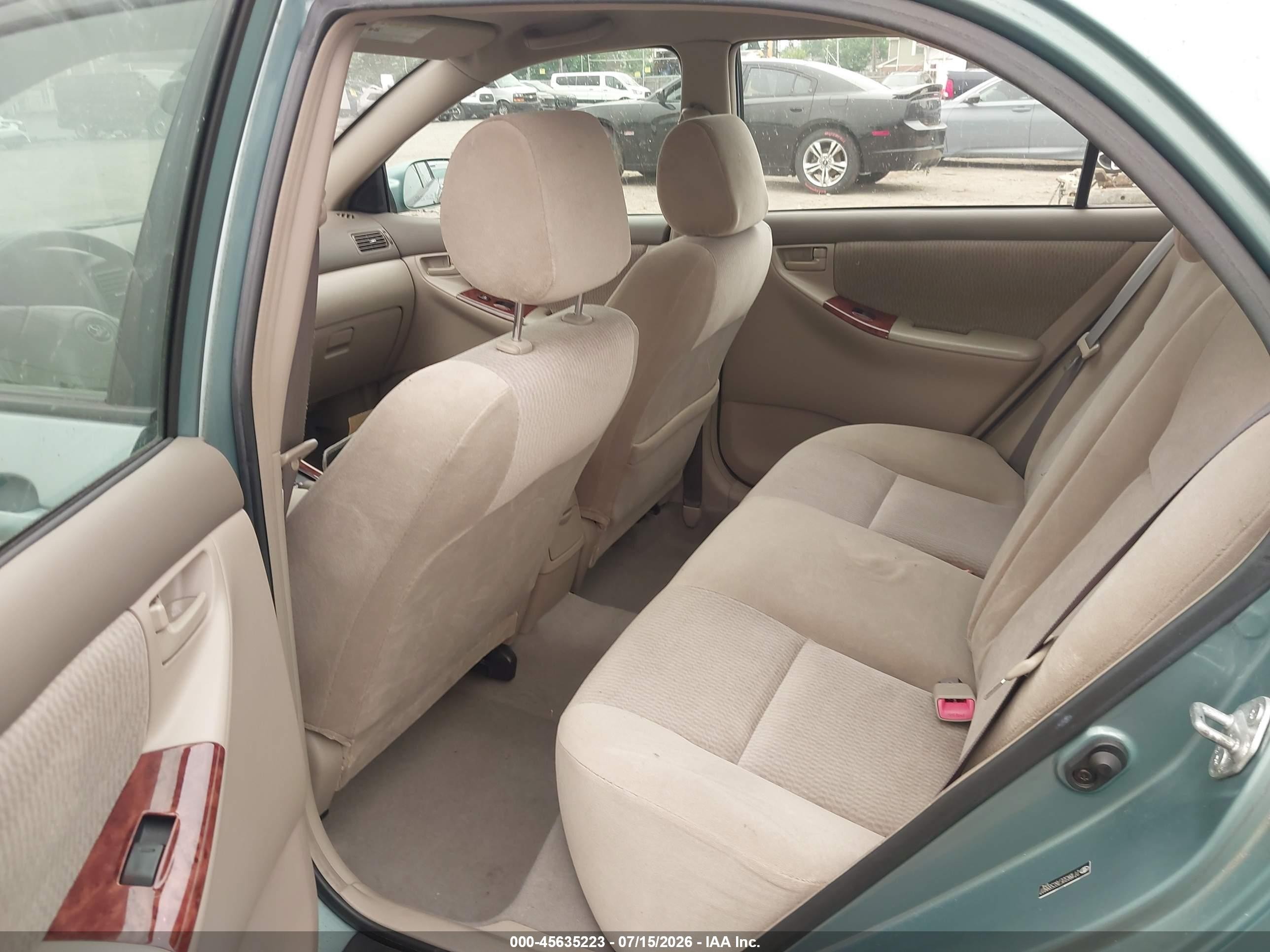 2006 Toyota Corolla Le Бирюзовый vin: 2T1BR32E76C589927