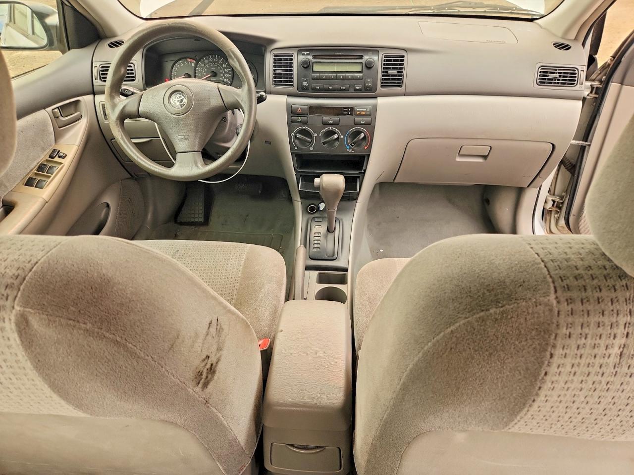 2006 Toyota Corolla Ce Silver vin: 2T1BR32E76C592116