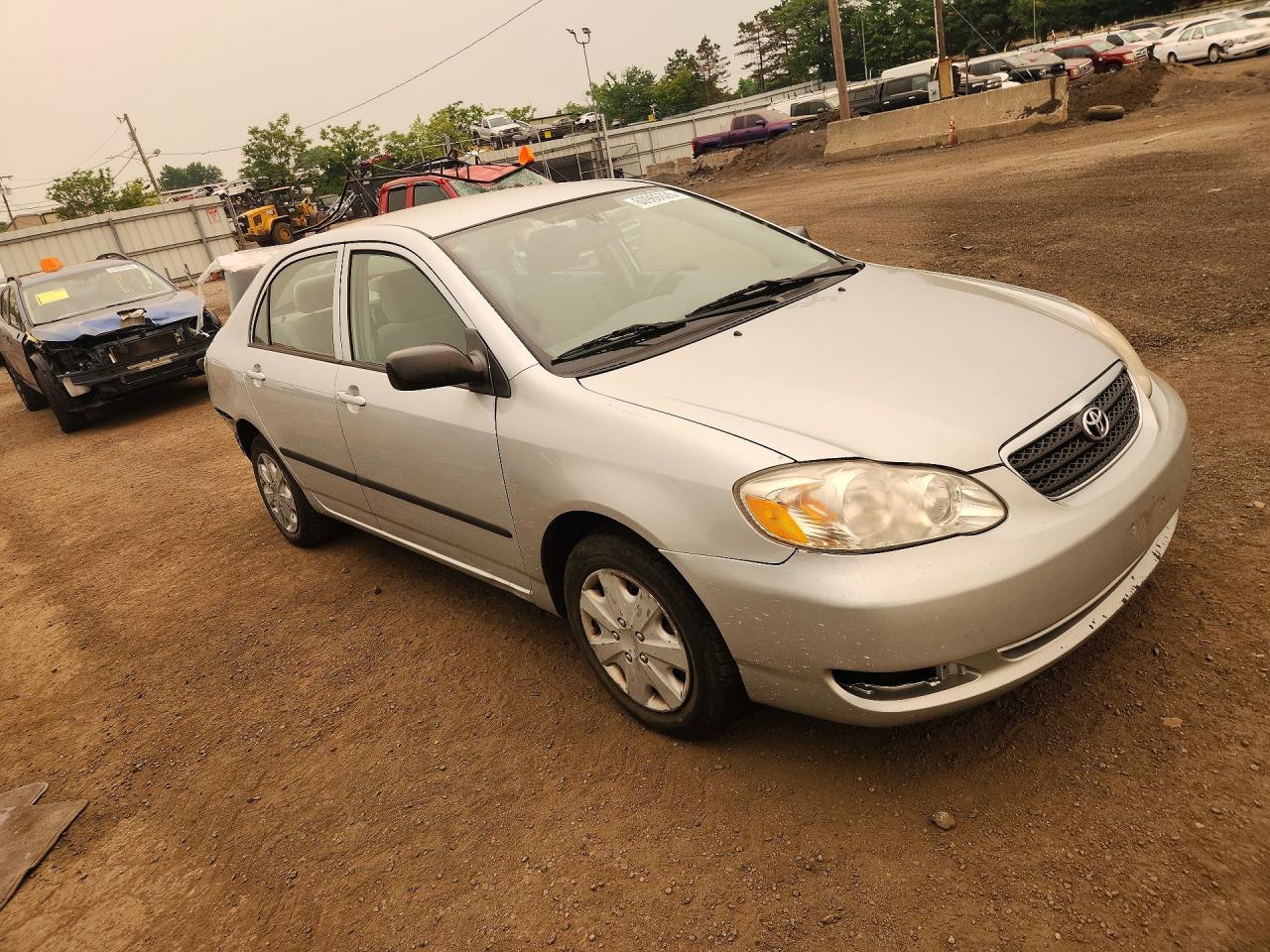 2006 Toyota Corolla Ce Silver vin: 2T1BR32E76C592116