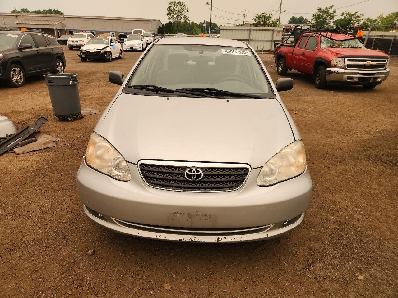 2006 Toyota Corolla Ce Silver vin: 2T1BR32E76C592116