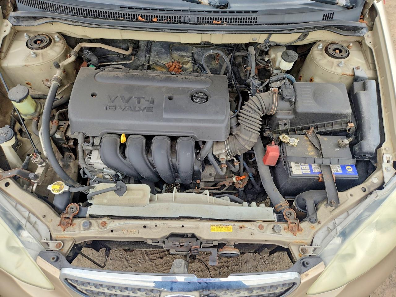 2006 Toyota Corolla Ce Gold vin: 2T1BR32E76C600117