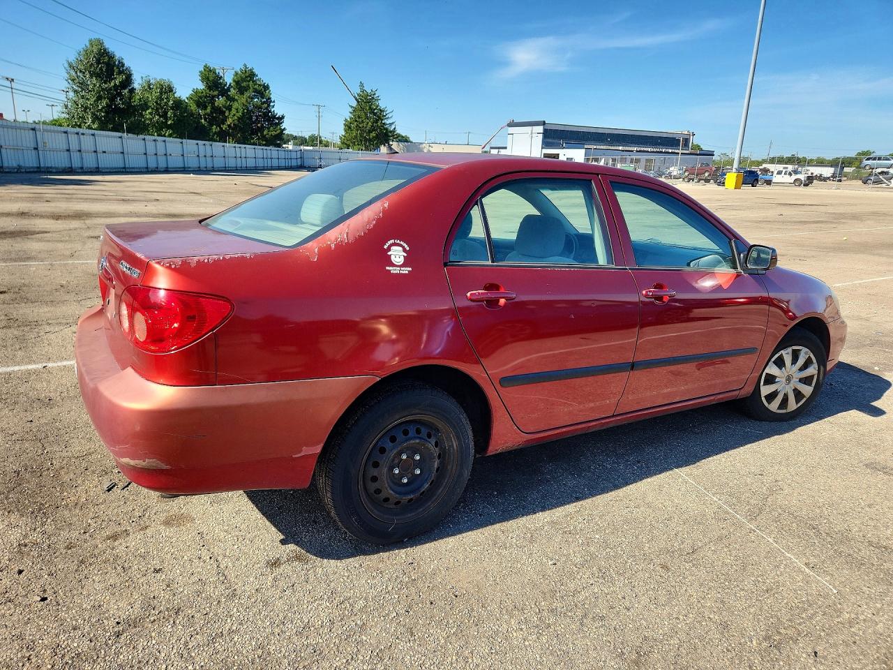 2006 Toyota Corolla Ce Red vin: 2T1BR32E76C601400