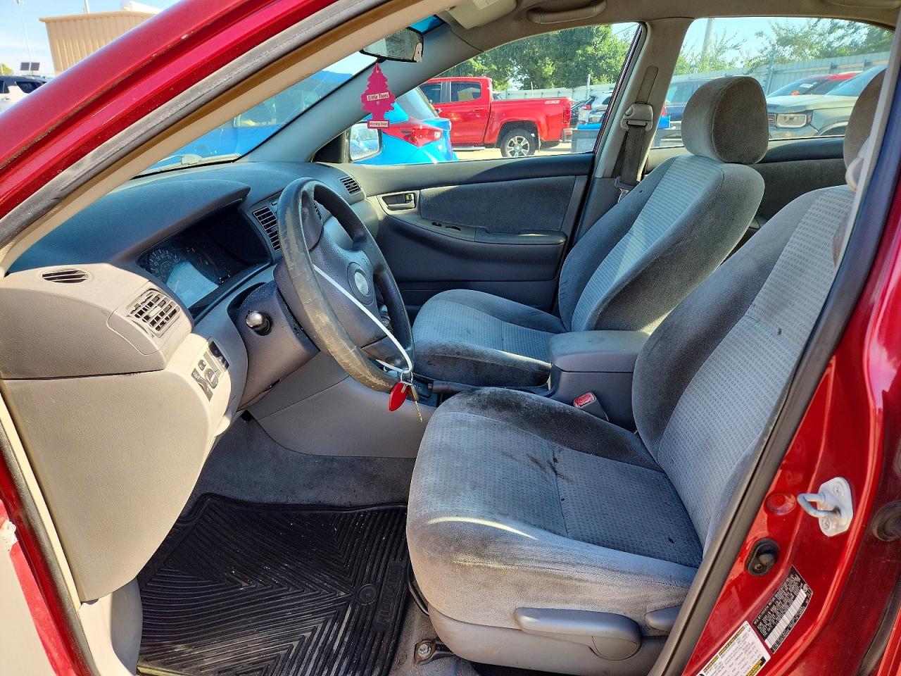 2006 Toyota Corolla Ce Red vin: 2T1BR32E76C601400
