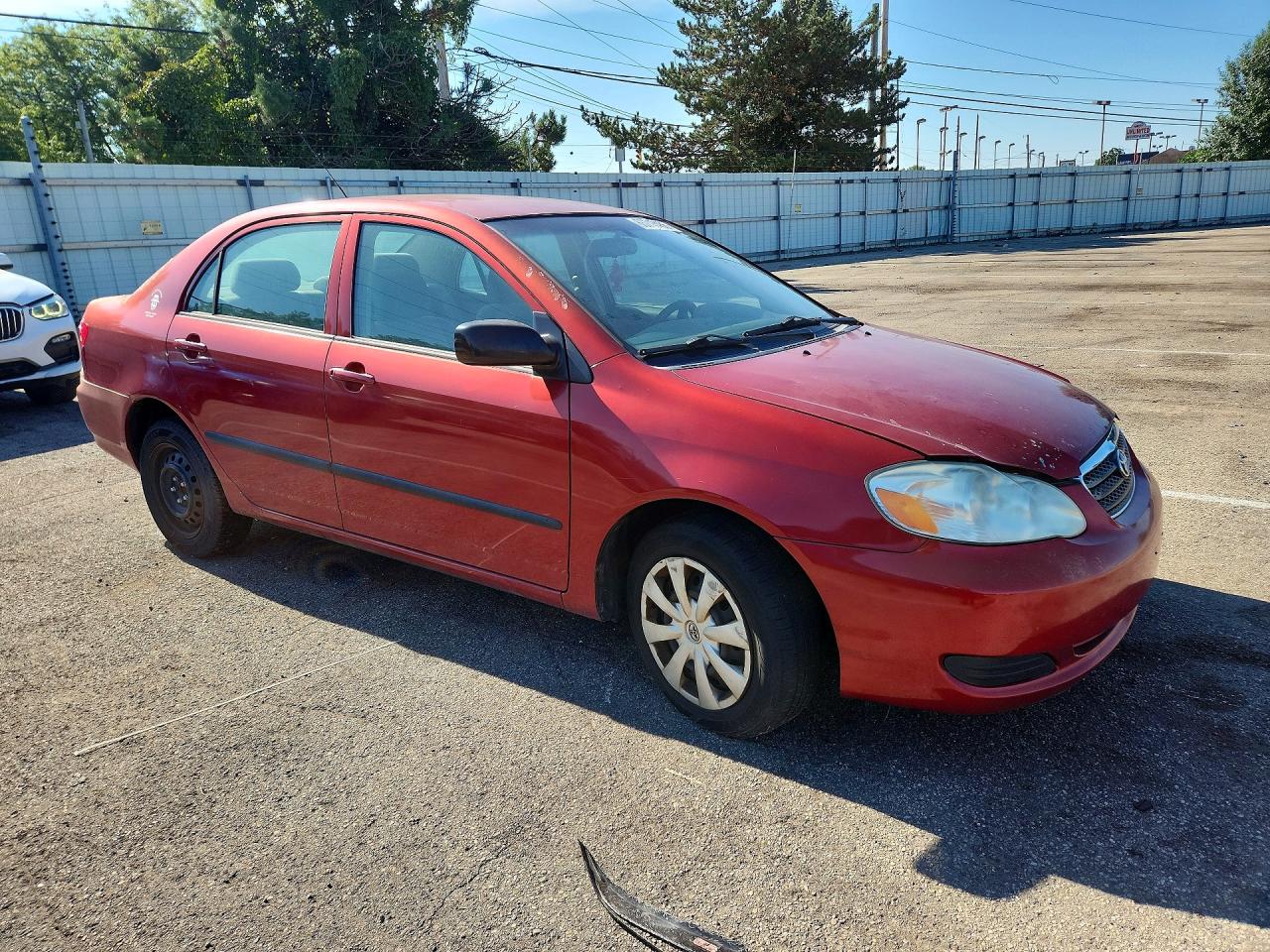 2006 Toyota Corolla Ce Red vin: 2T1BR32E76C601400