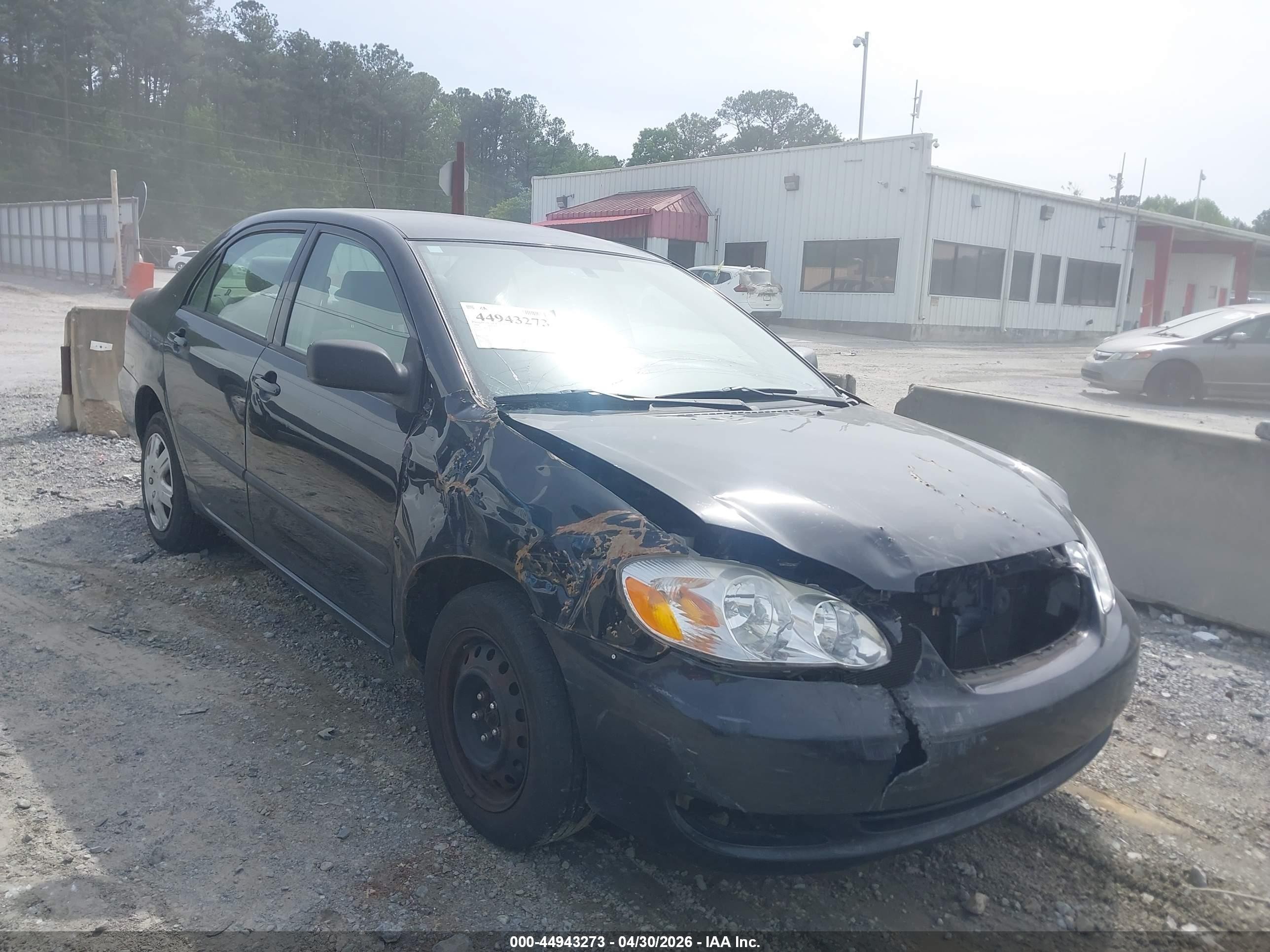 2006 Toyota Corolla Ce Black vin: 2T1BR32E76C602448
