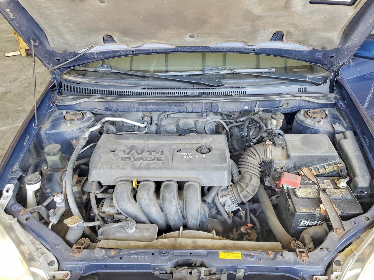 2006 Toyota Corolla S Blue vin: 2T1BR32E76C602661