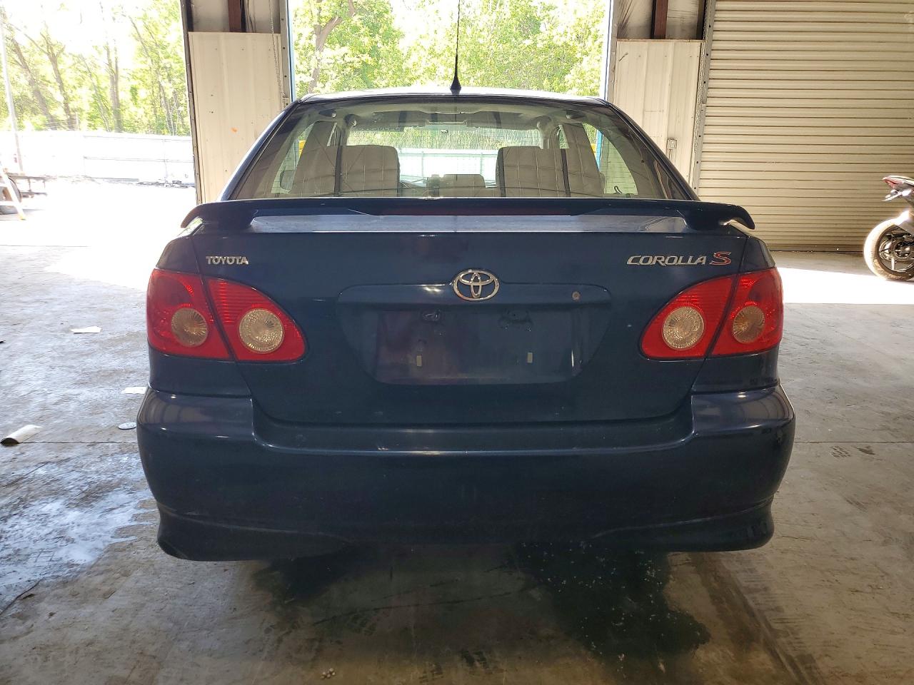 2006 Toyota Corolla S Blue vin: 2T1BR32E76C602661