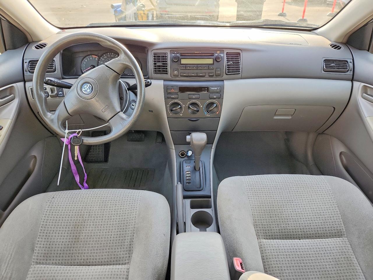2006 Toyota Corolla Ce Silver vin: 2T1BR32E76C609514