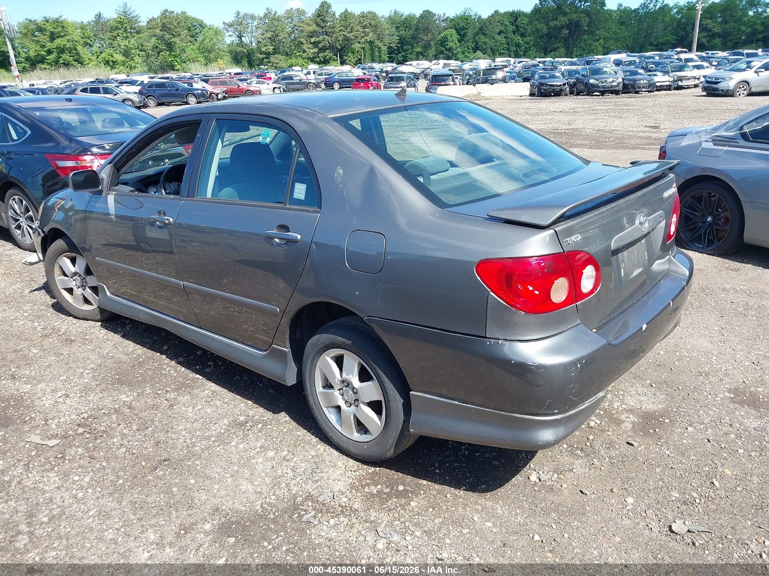 2006 Toyota Corolla S Gray vin: 2T1BR32E76C618312
