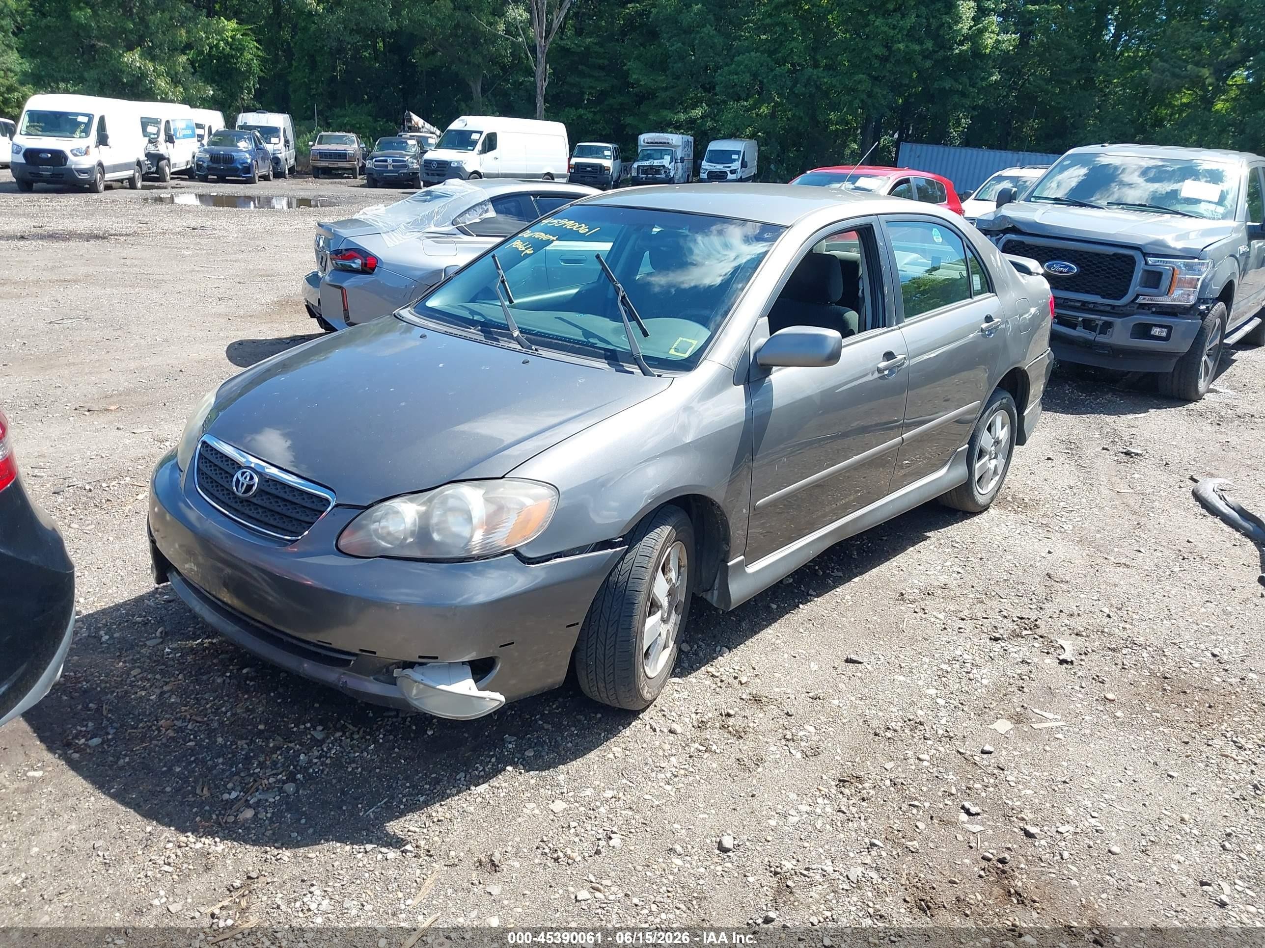 2006 Toyota Corolla S Gray vin: 2T1BR32E76C618312