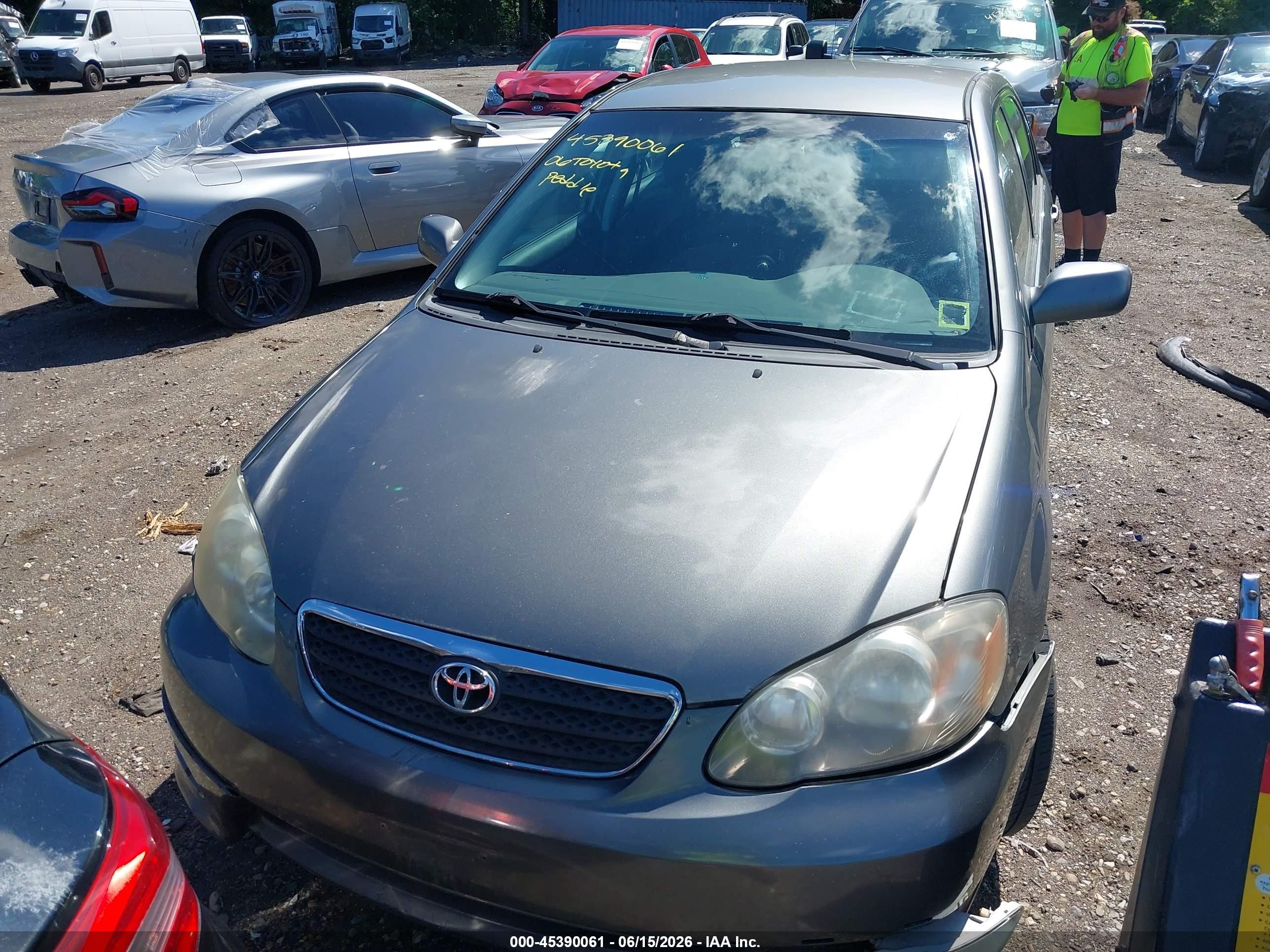 2006 Toyota Corolla S Gray vin: 2T1BR32E76C618312