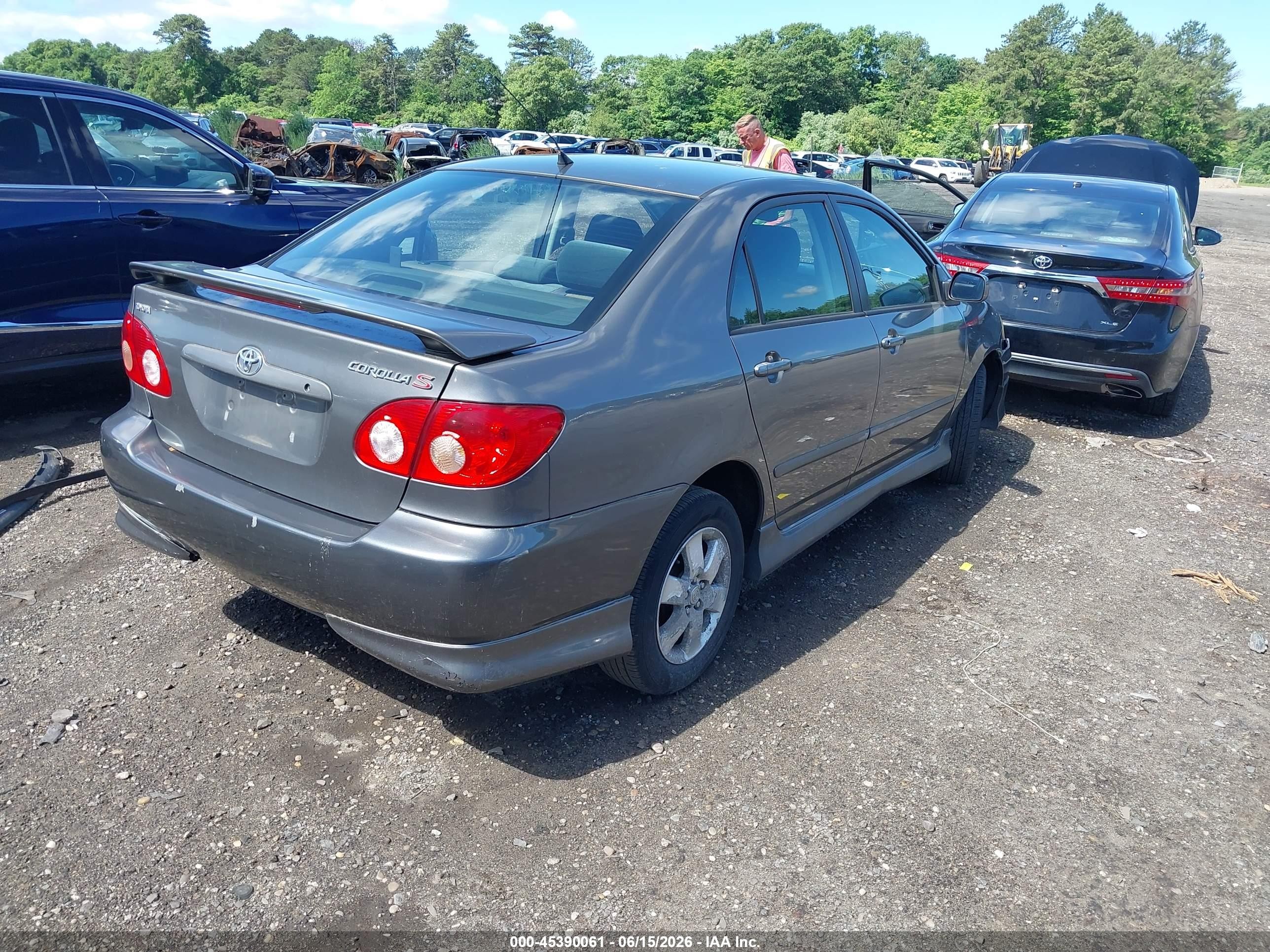 2006 Toyota Corolla S Gray vin: 2T1BR32E76C618312