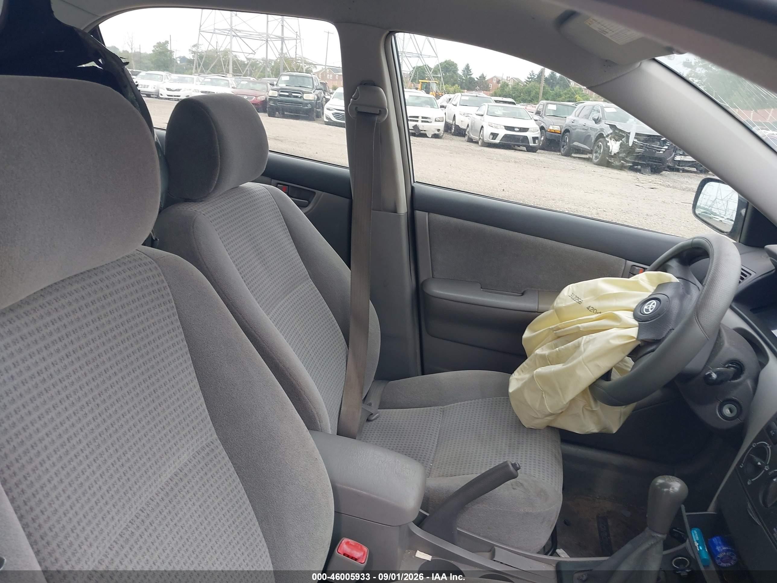 2006 Toyota Corolla Ce Silver vin: 2T1BR32E76C620545
