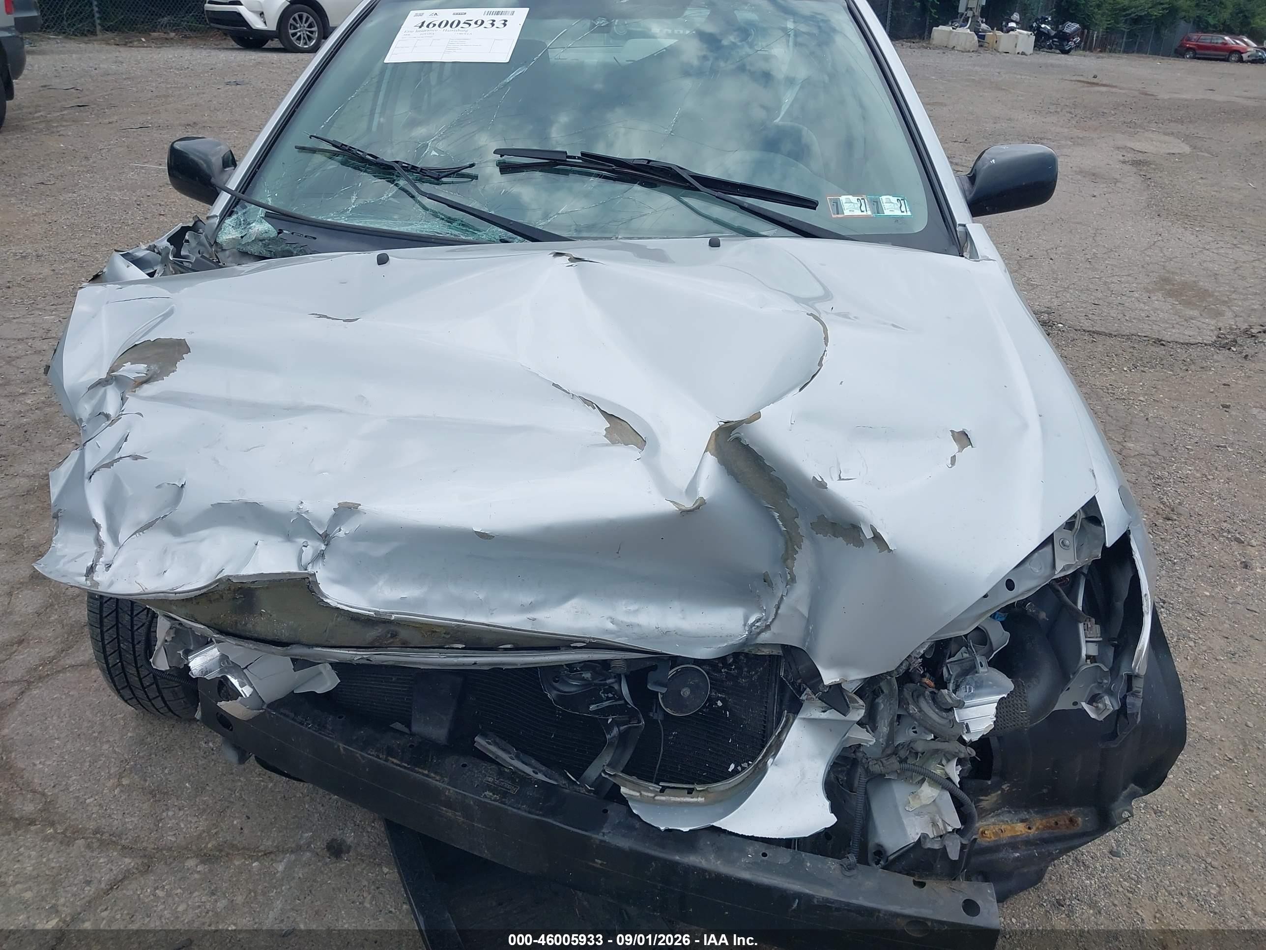 2006 Toyota Corolla Ce Silver vin: 2T1BR32E76C620545