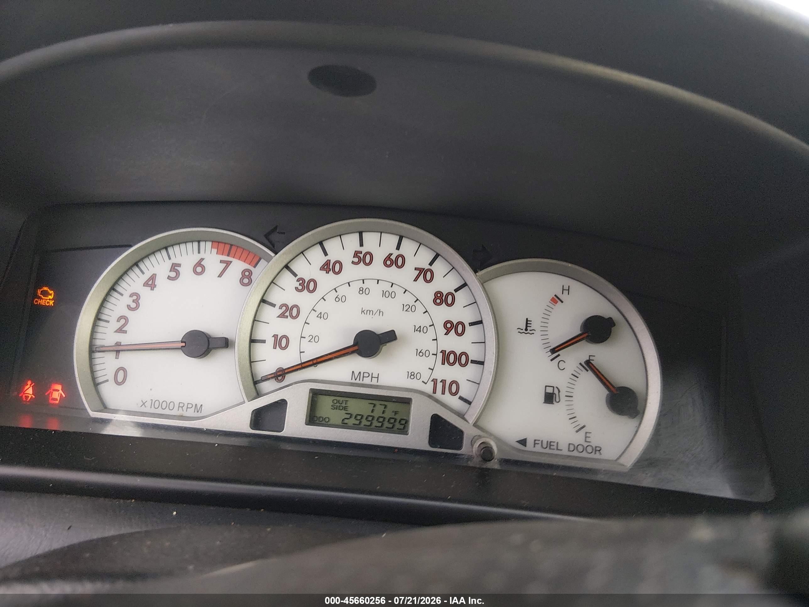2006 Toyota Corolla S Красный vin: 2T1BR32E76C625499