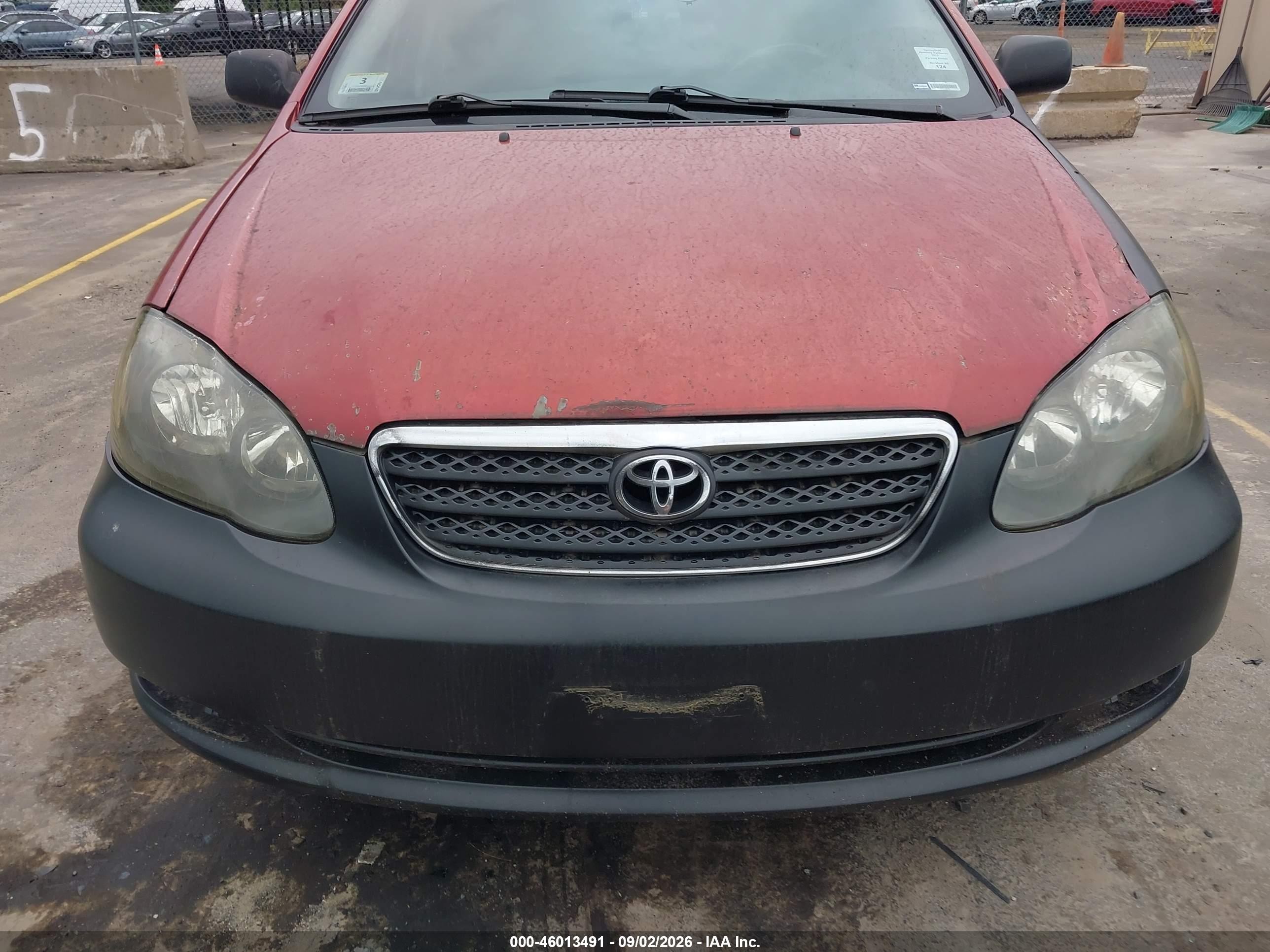 2006 Toyota Corolla S Red vin: 2T1BR32E76C639855