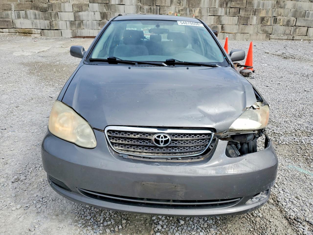 2006 Toyota Corolla Le Серый vin: 2T1BR32E76C640651
