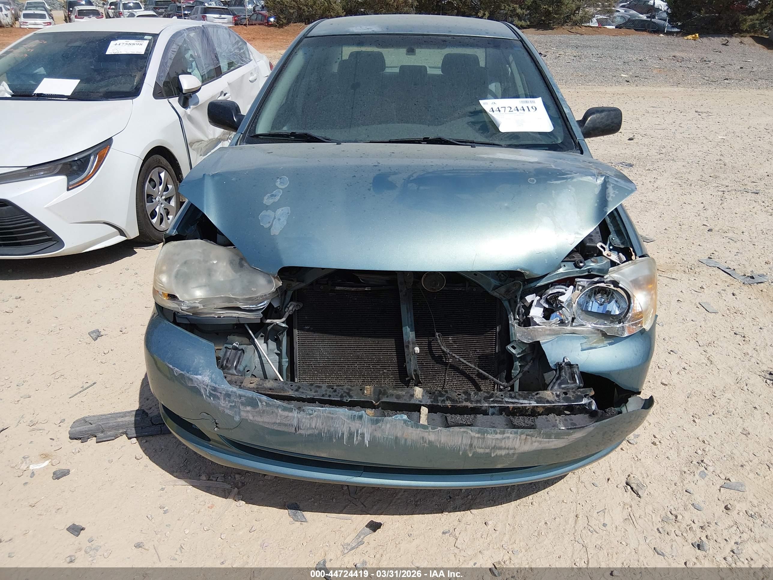 2006 Toyota Corolla Ce Green vin: 2T1BR32E76C647292