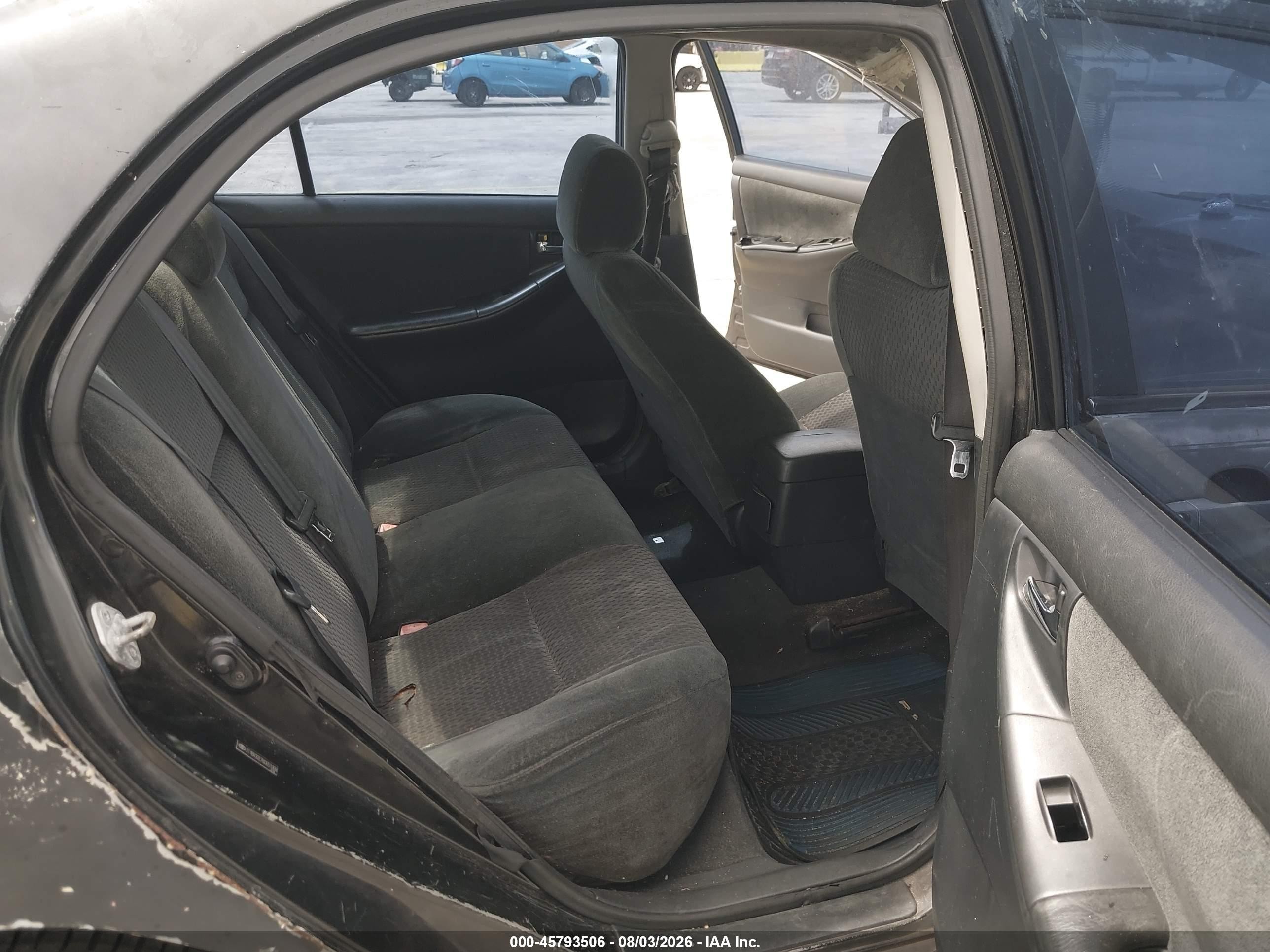 2006 Toyota Corolla S Black vin: 2T1BR32E76C651309