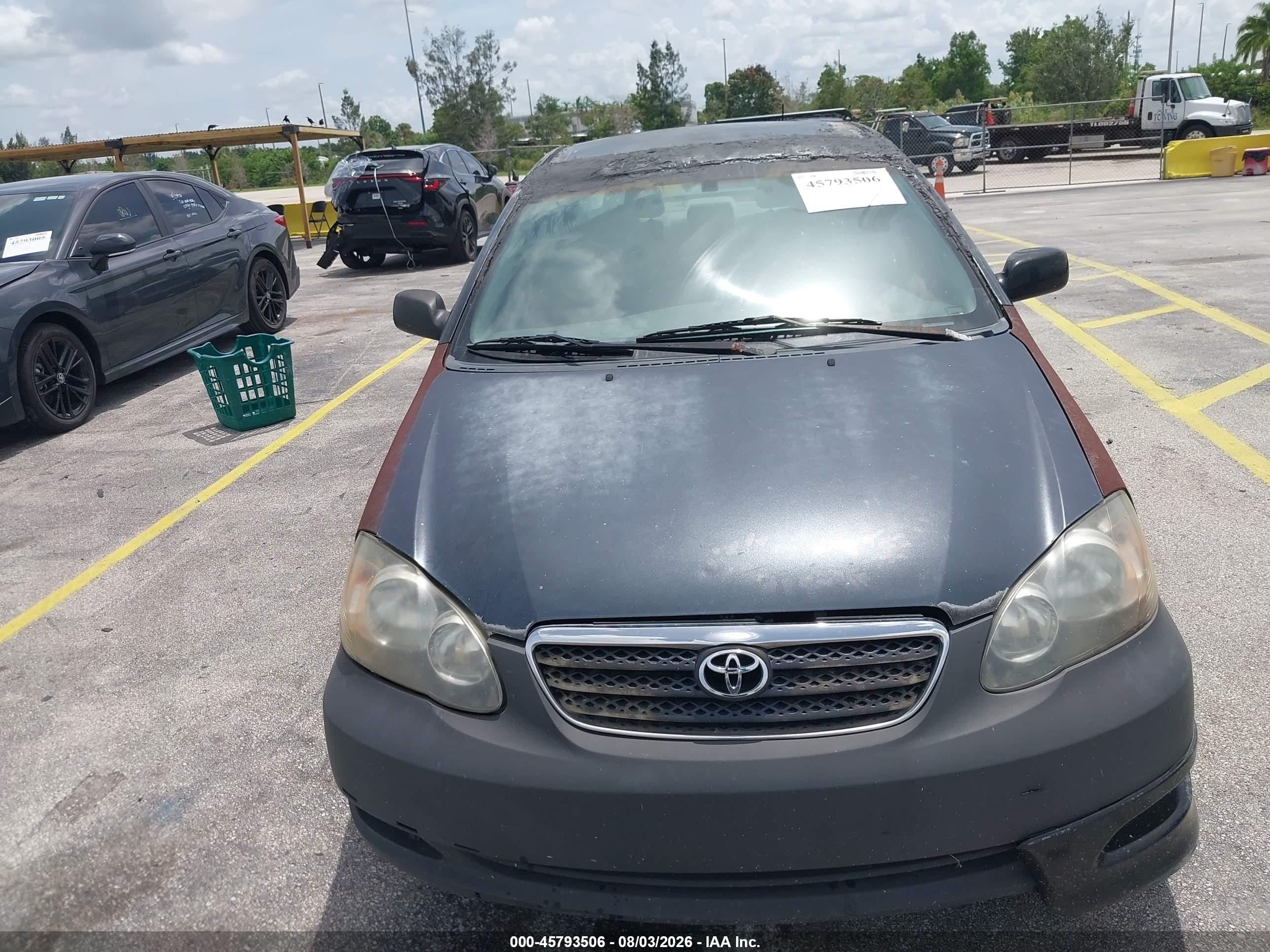 2006 Toyota Corolla S Black vin: 2T1BR32E76C651309