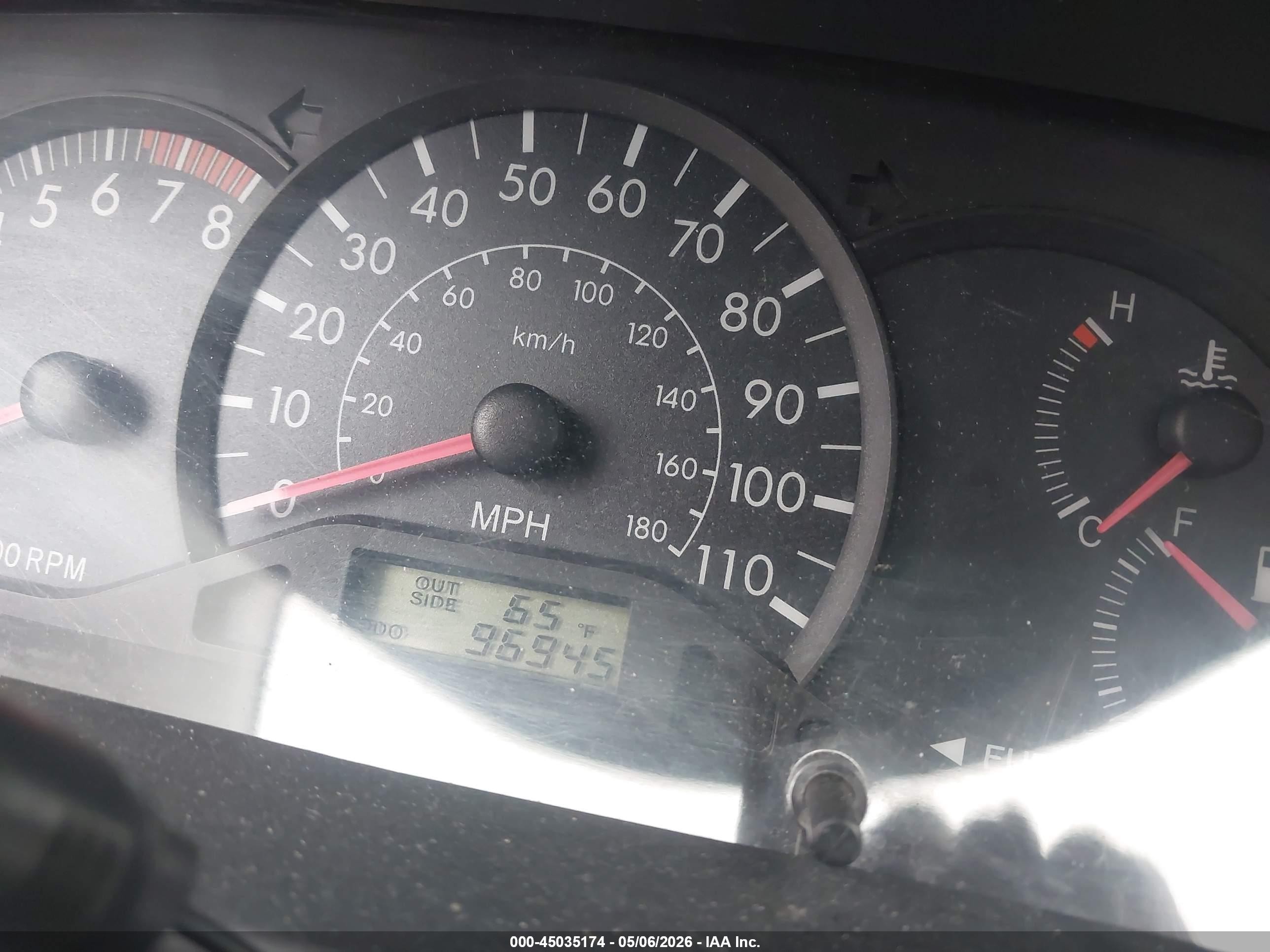 2006 Toyota Corolla Ce Gray vin: 2T1BR32E76C681474