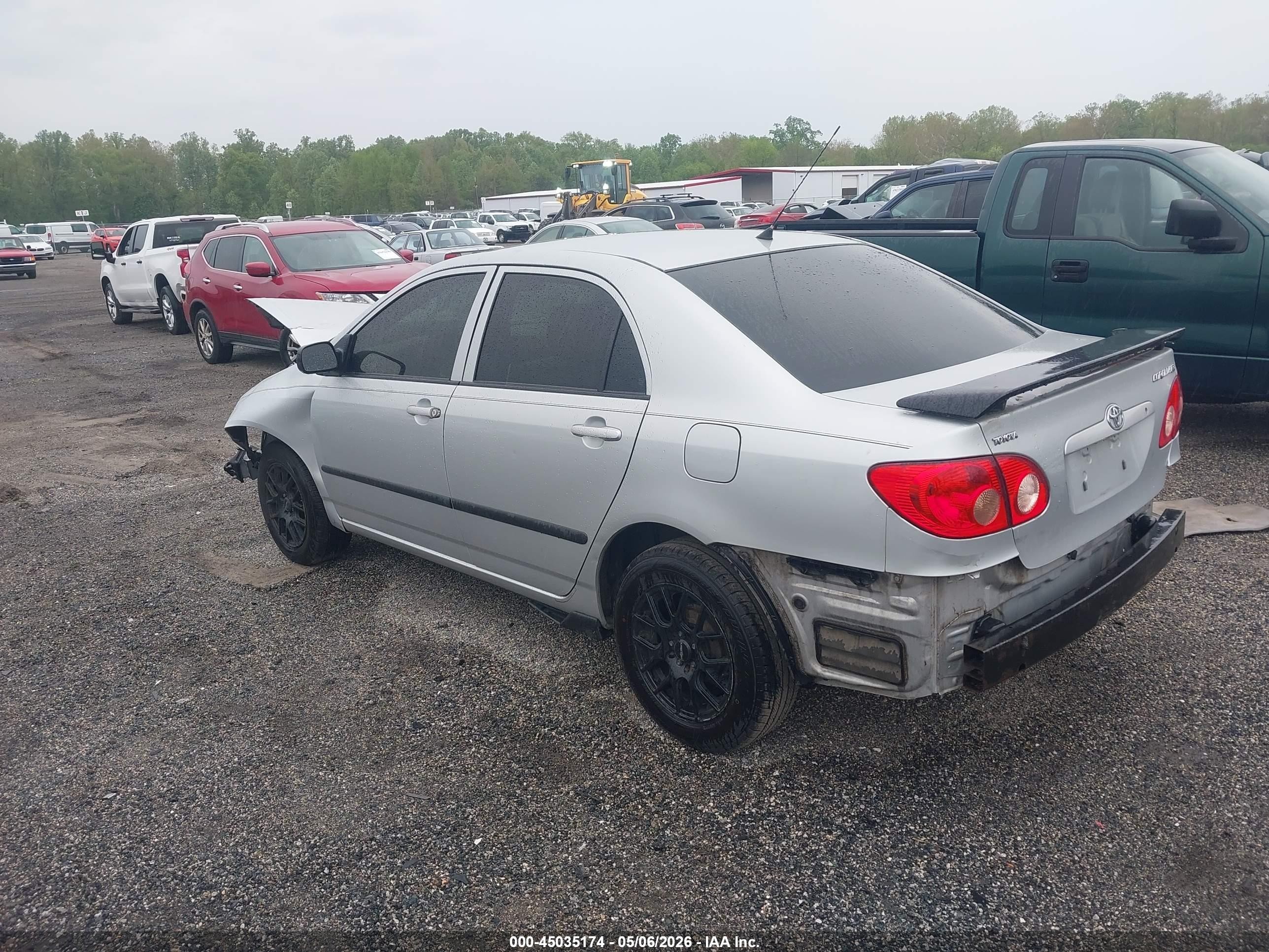 2006 Toyota Corolla Ce Gray vin: 2T1BR32E76C681474