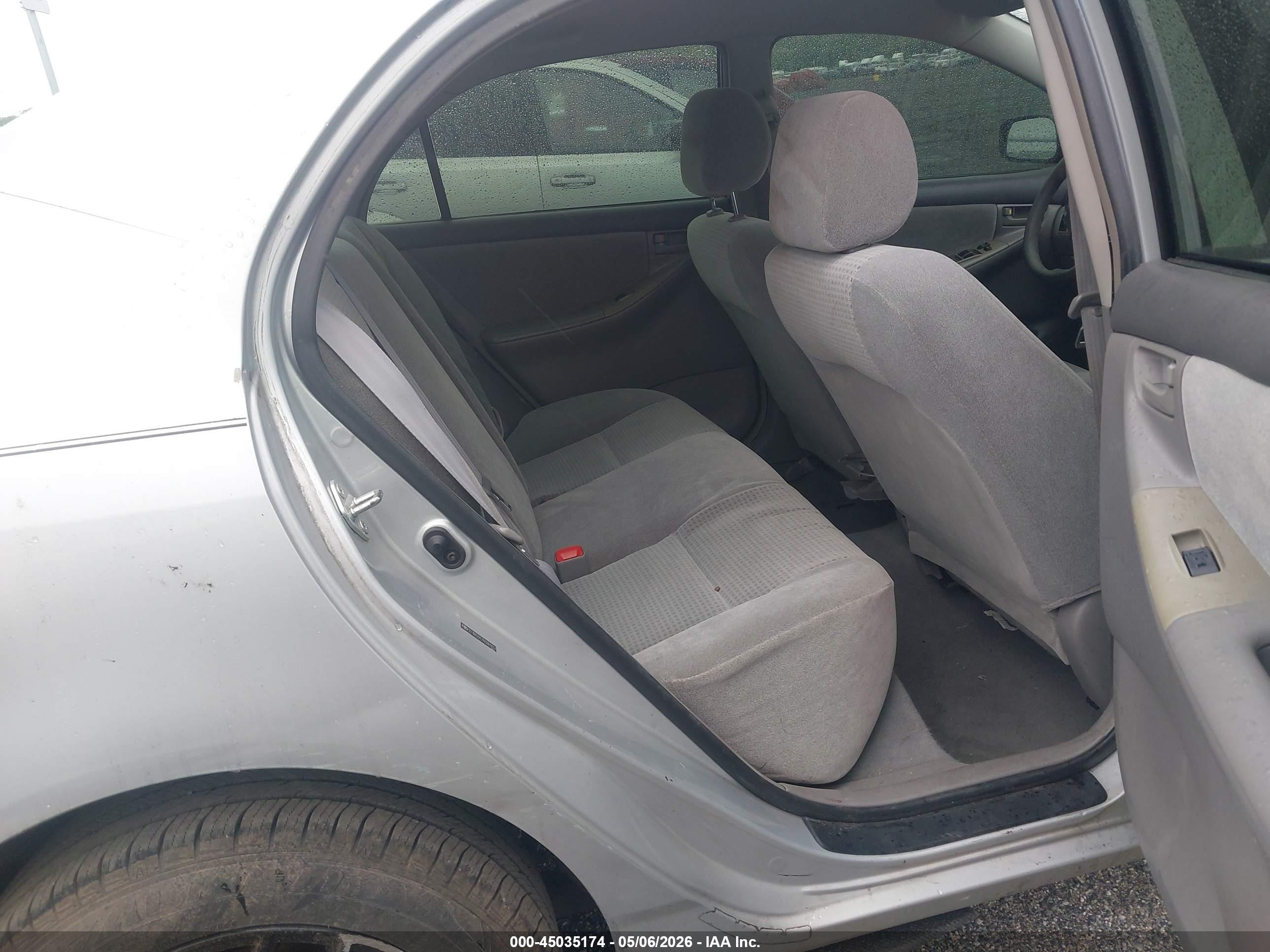 2006 Toyota Corolla Ce Gray vin: 2T1BR32E76C681474