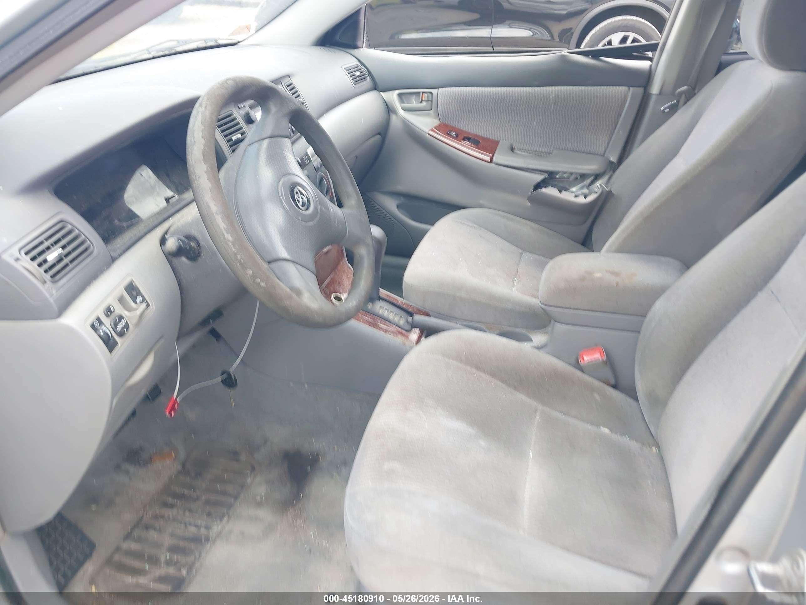 2006 Toyota Corolla Le Silver vin: 2T1BR32E76C701612