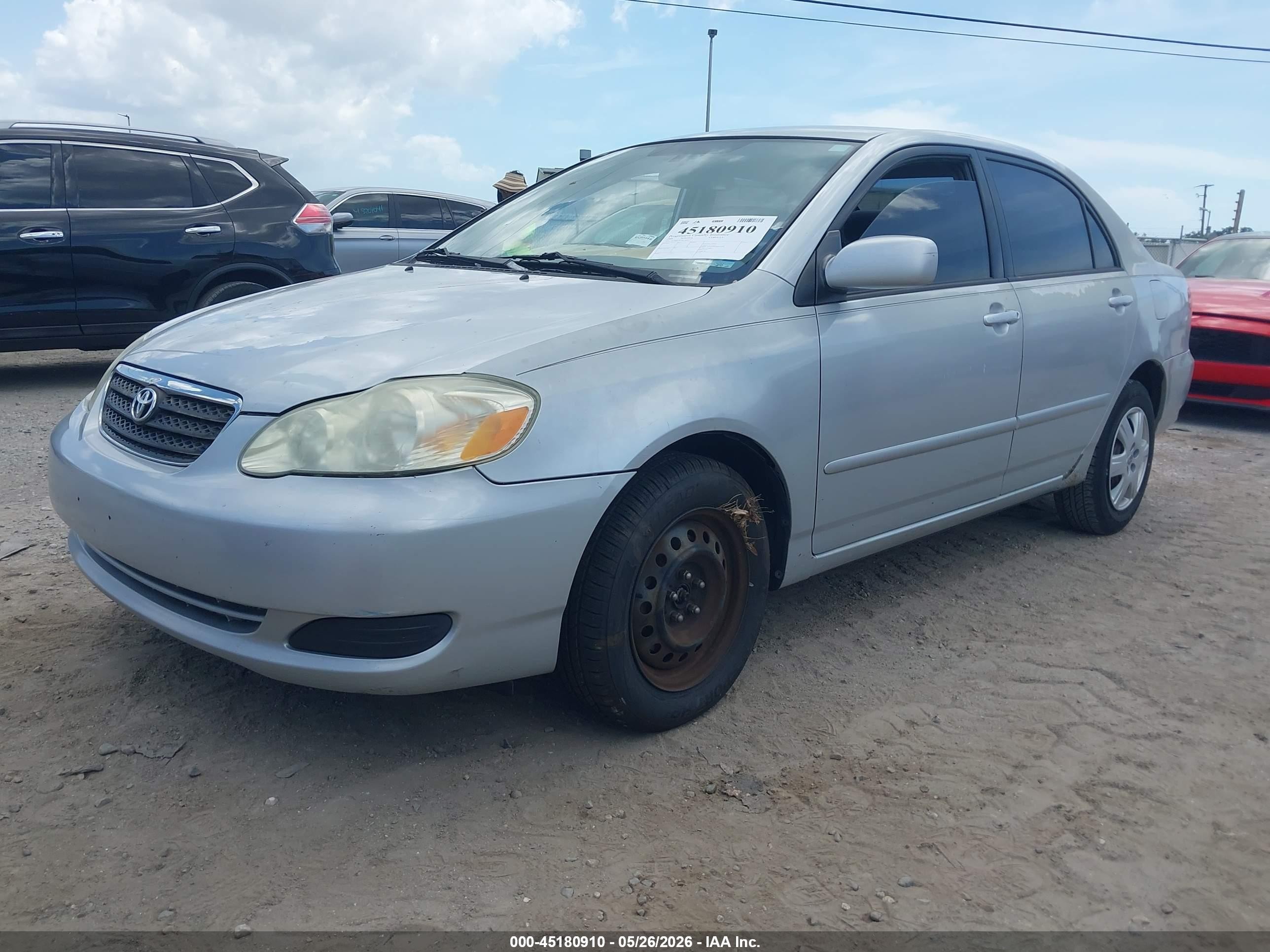 2006 Toyota Corolla Le Silver vin: 2T1BR32E76C701612