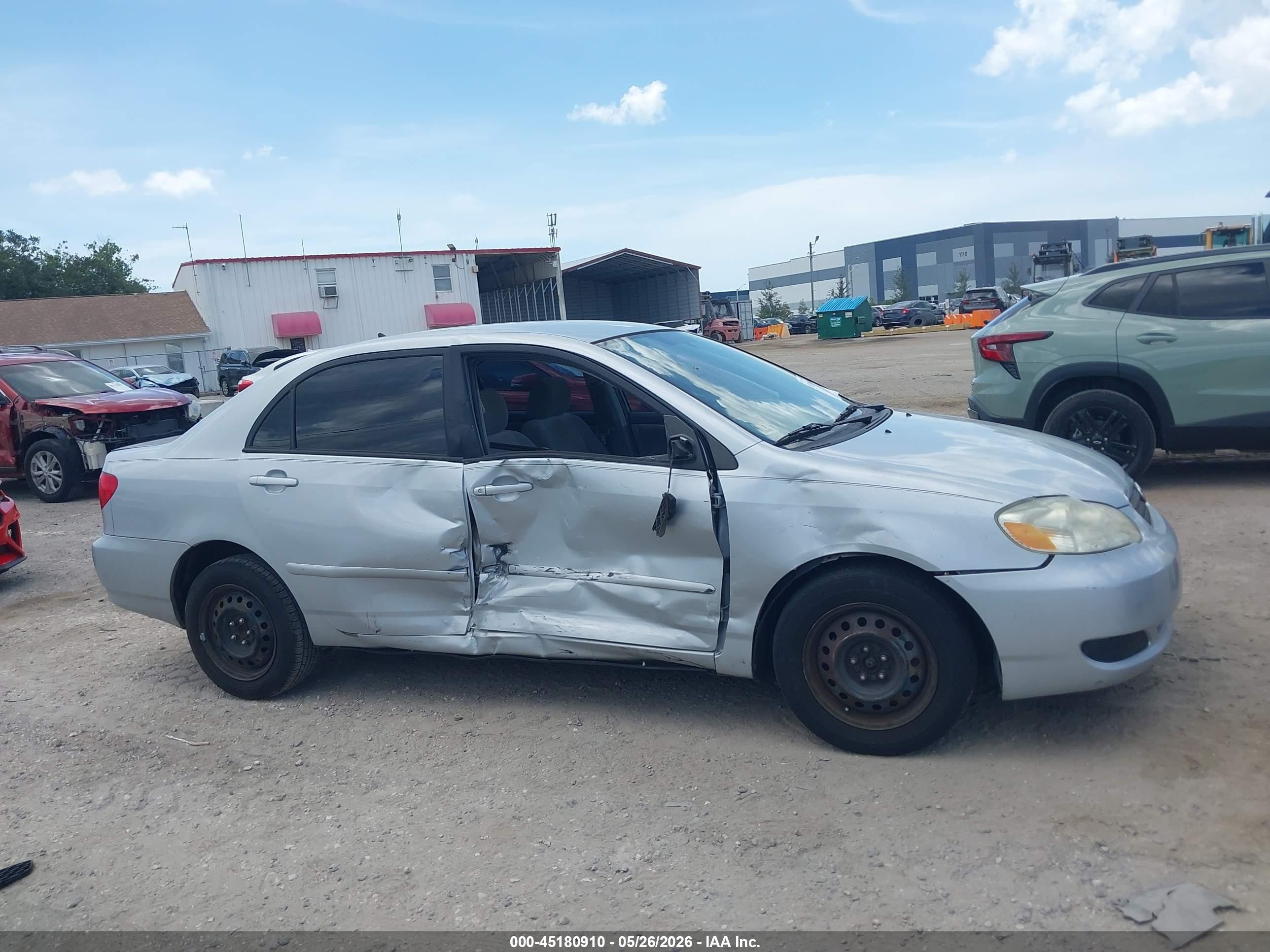 2006 Toyota Corolla Le Silver vin: 2T1BR32E76C701612