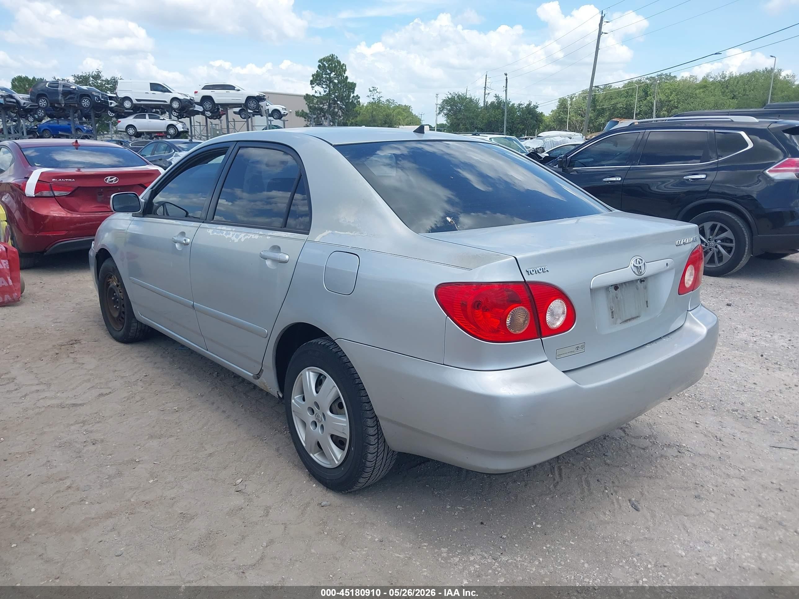 2006 Toyota Corolla Le Silver vin: 2T1BR32E76C701612