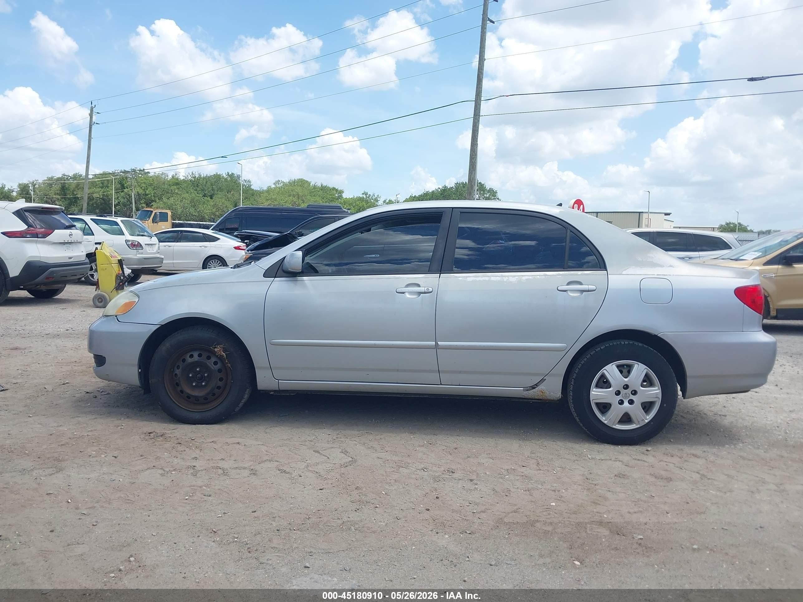 2006 Toyota Corolla Le Silver vin: 2T1BR32E76C701612