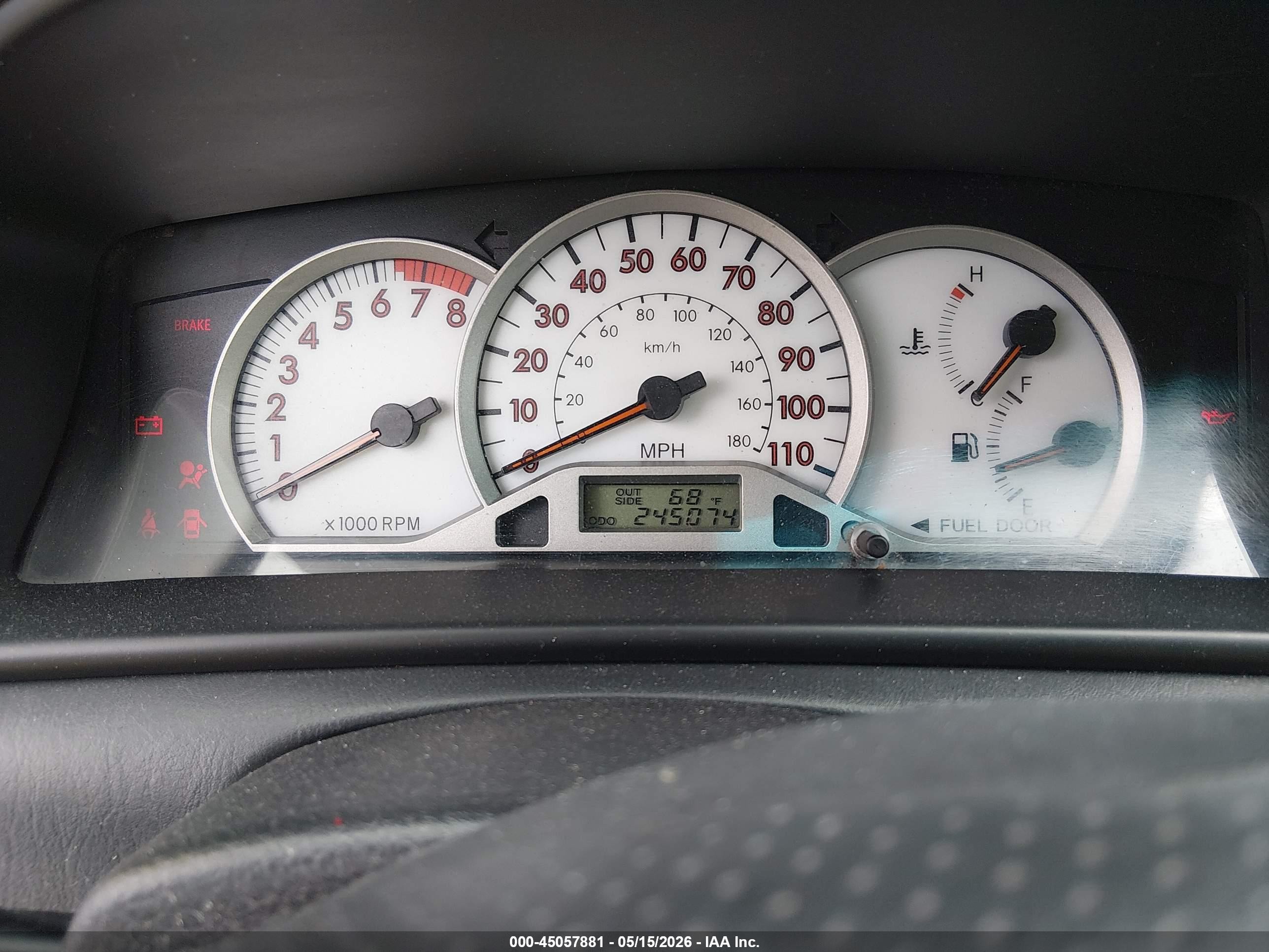 2006 Toyota Corolla S Silver vin: 2T1BR32E76C710634